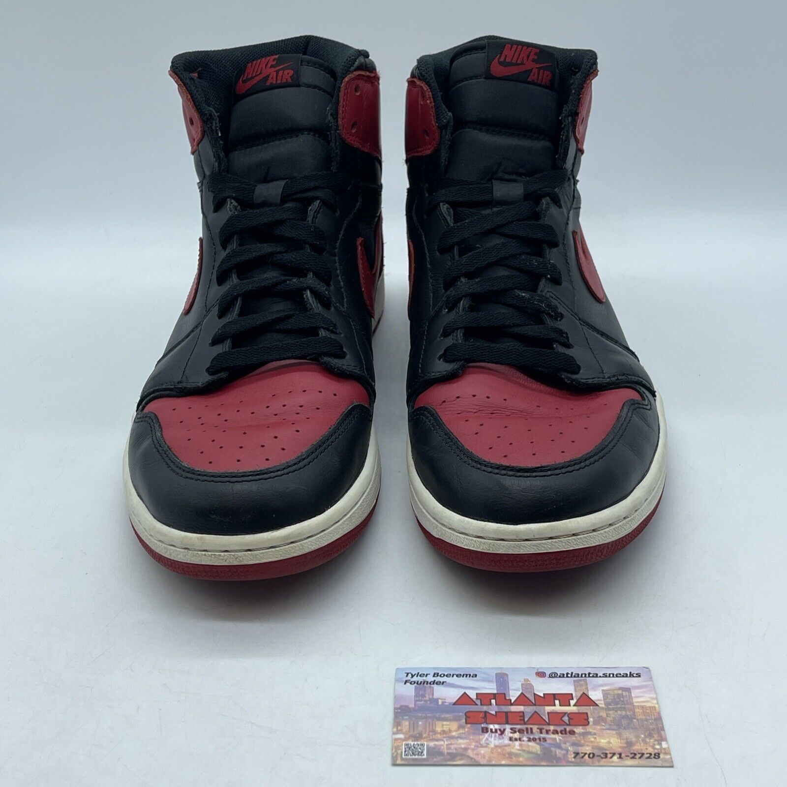 Size 12 - Air Jordan 1 Retro OG 2013 High Bred Red Black White (555088-023)