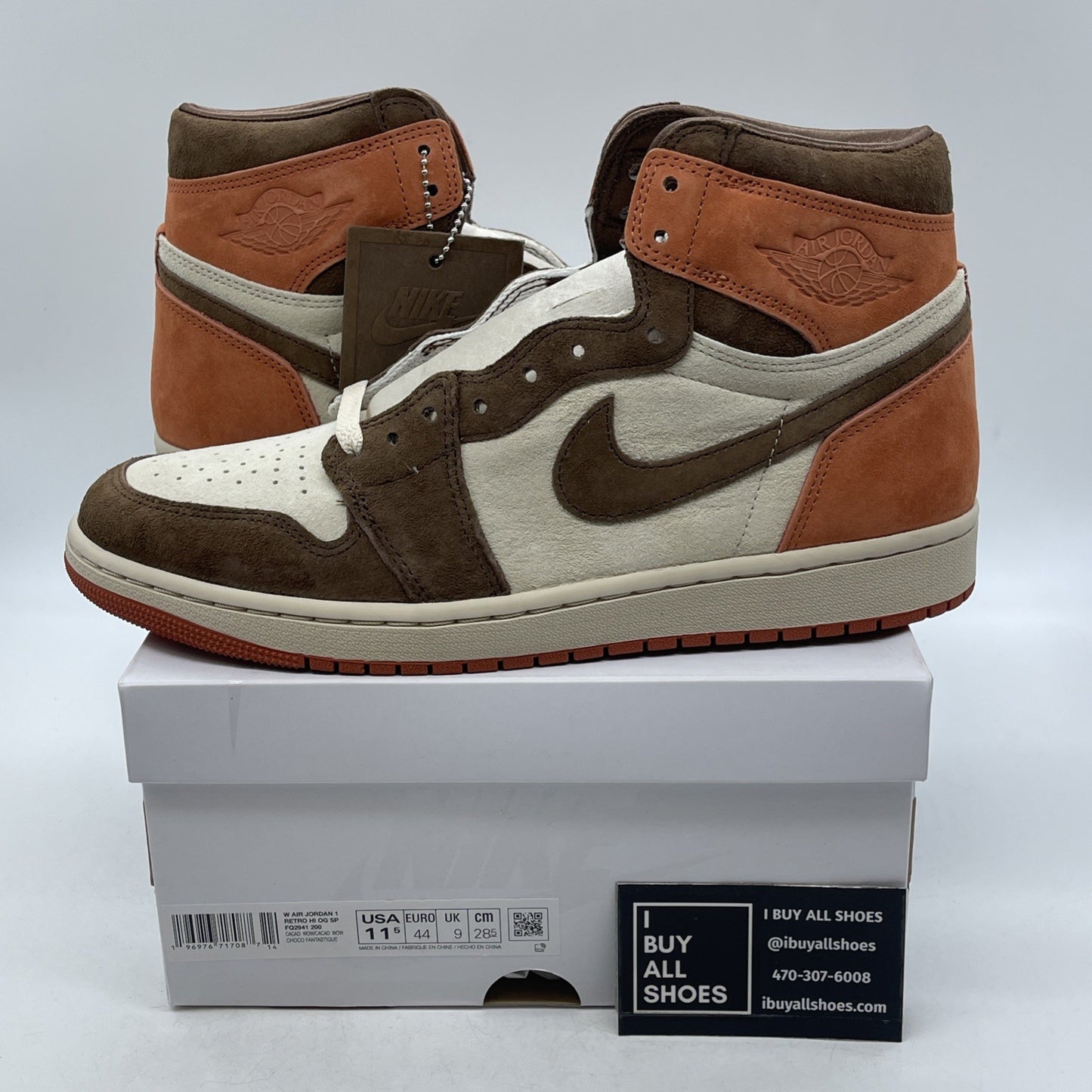 Size 11.5W - Air Jordan 1 Retro OG High Dusted Clay (FQ2941-200)