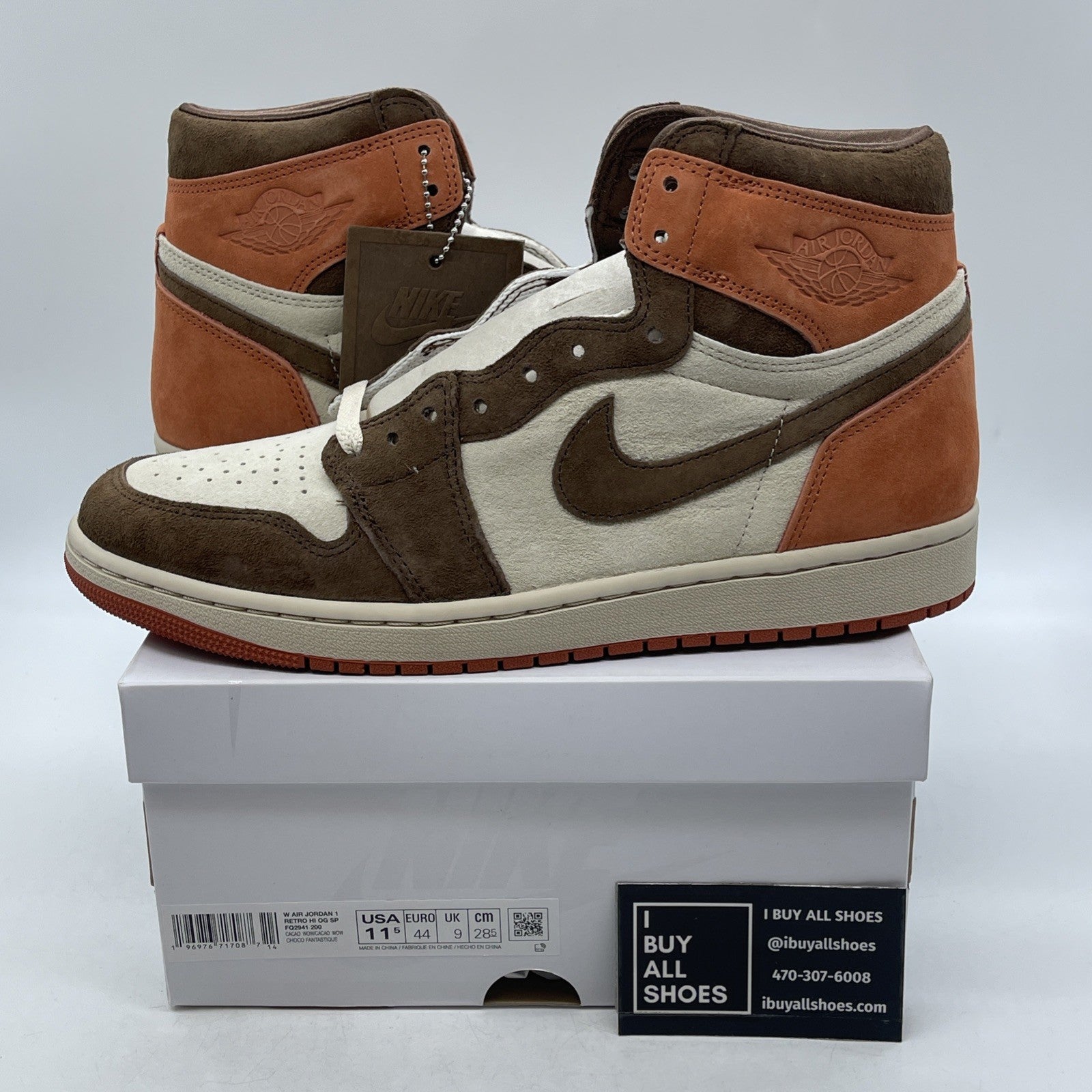 Size 11.5W - Air Jordan 1 Retro OG High Dusted Clay (FQ2941-200)