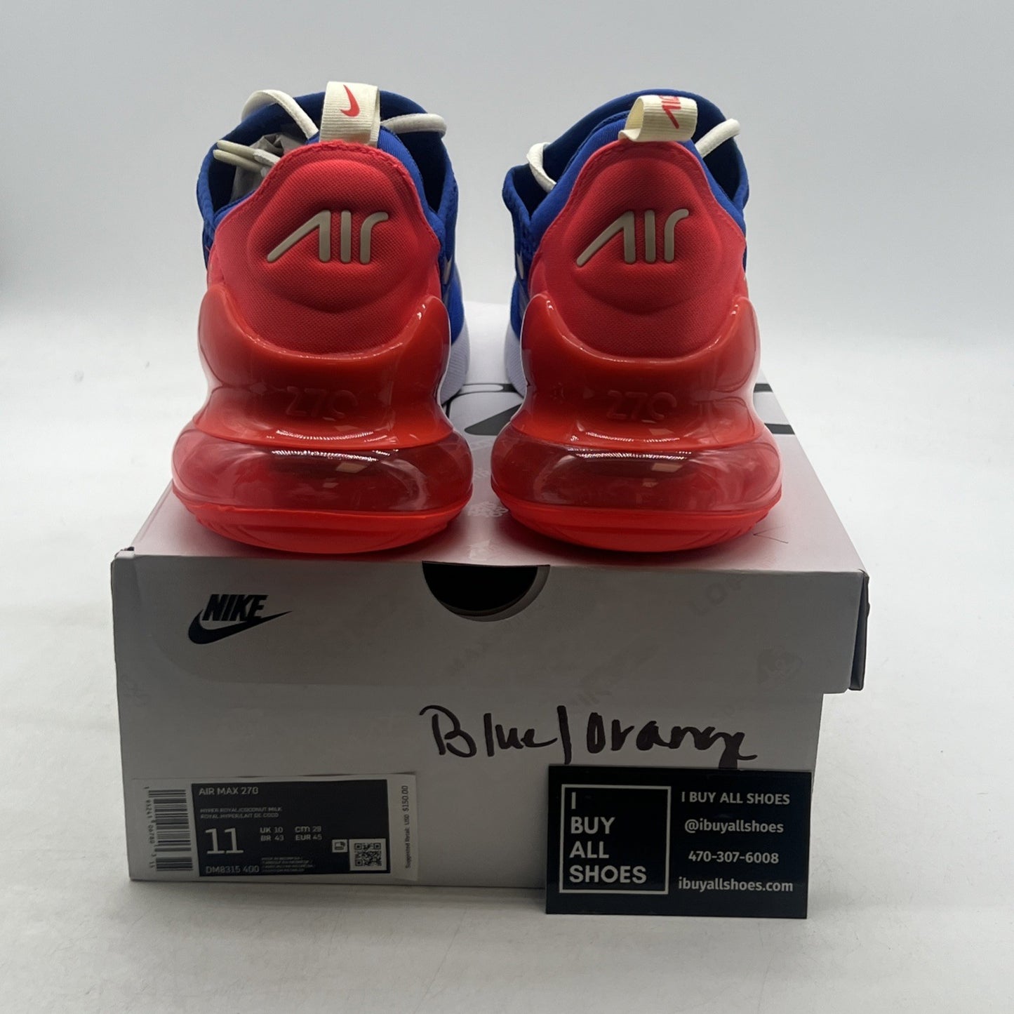 Size 11 - Nike Air Max 270 Hyper Royal Bright Crimson (DM8315-400)