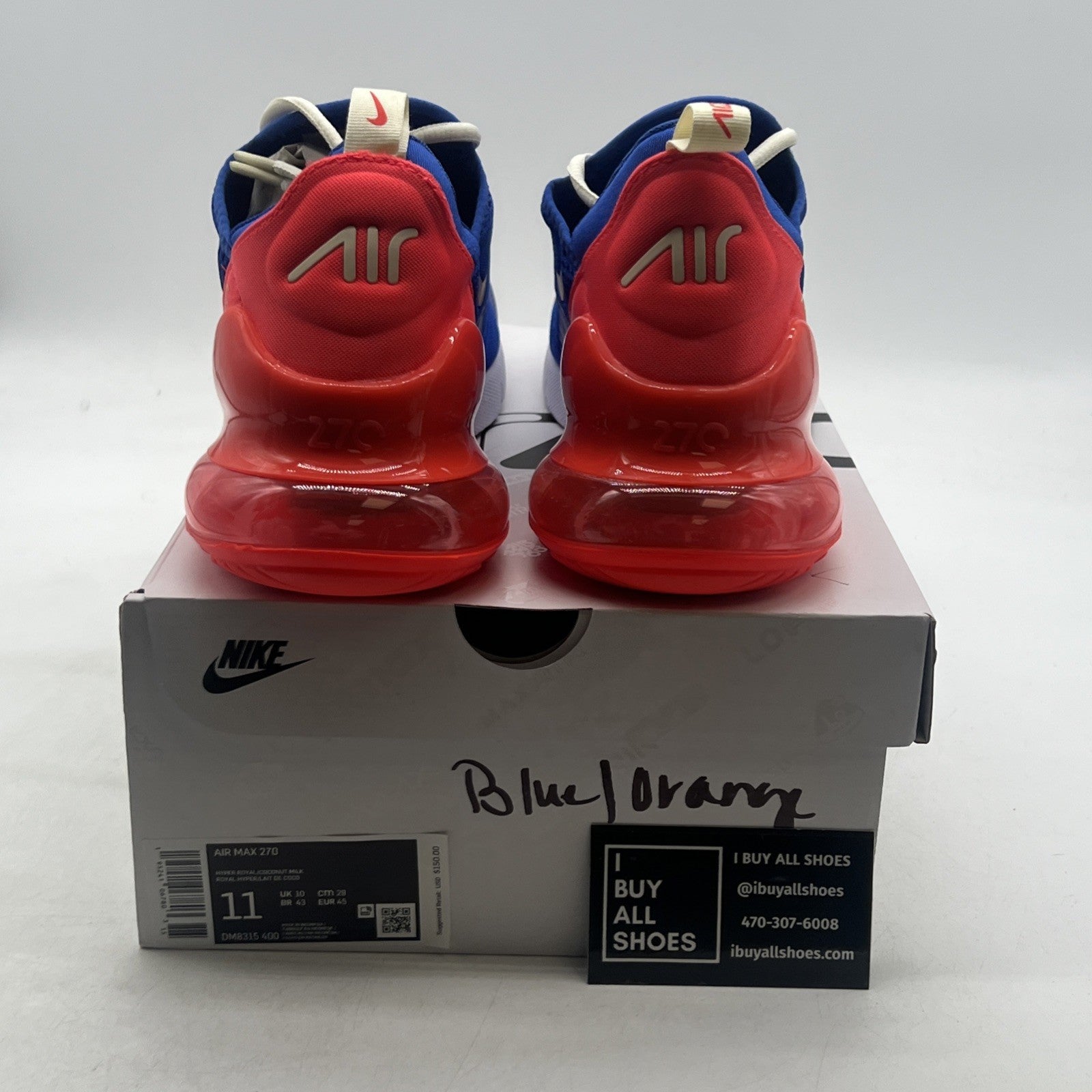 Size 11 - Nike Air Max 270 Hyper Royal Bright Crimson (DM8315-400)