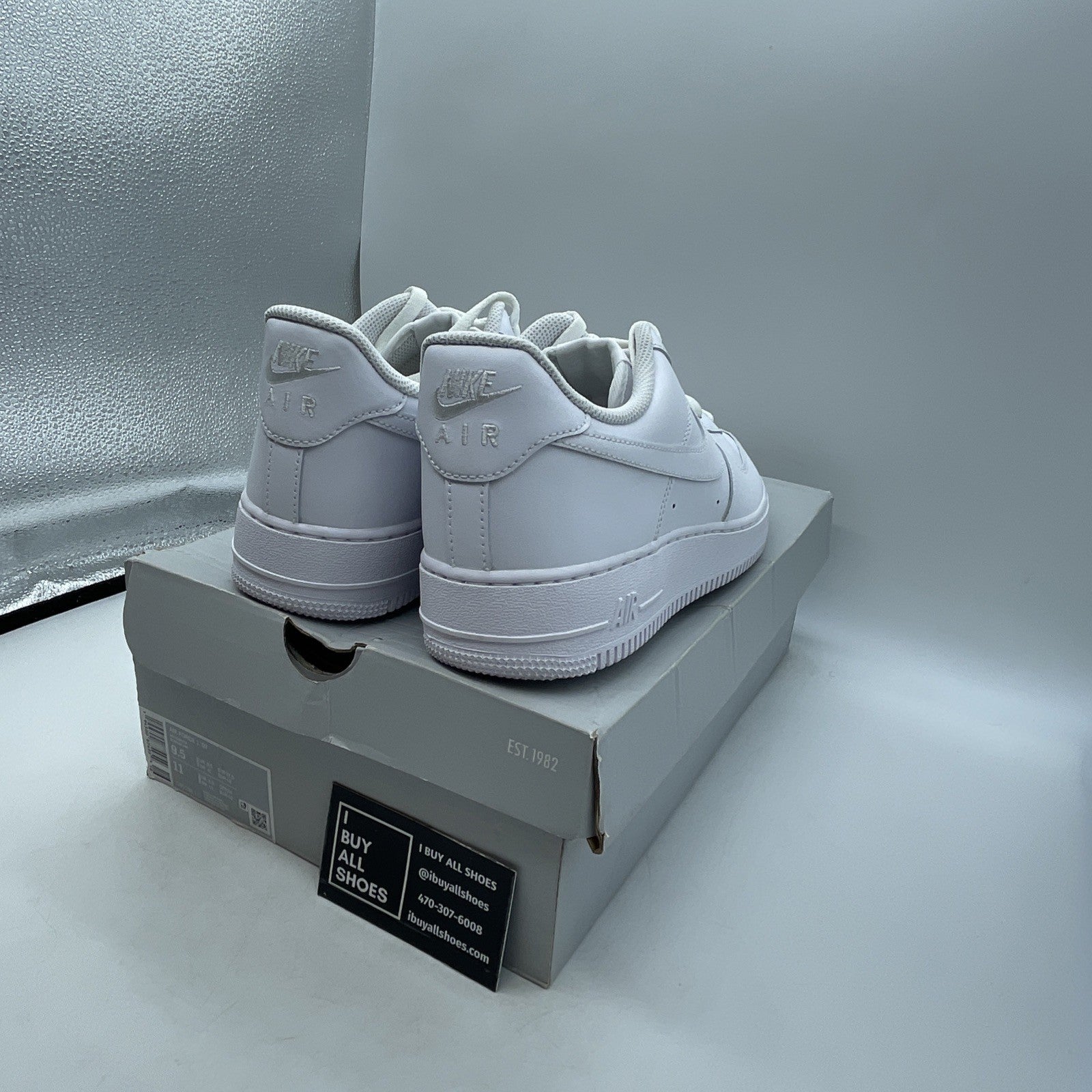 Size 9.5 - Nike Air Force 1 '07 Low Triple White (CW2288-111)