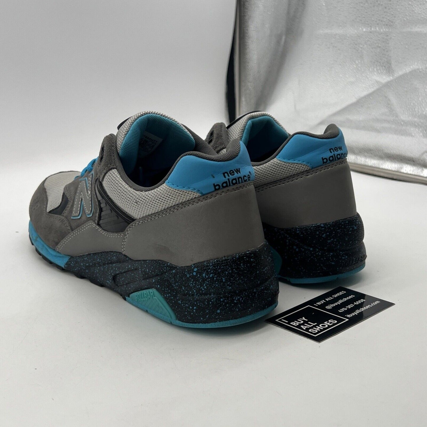 Size 13 - New Balance MT580 Grey/Black-Blue (MT580HTT)