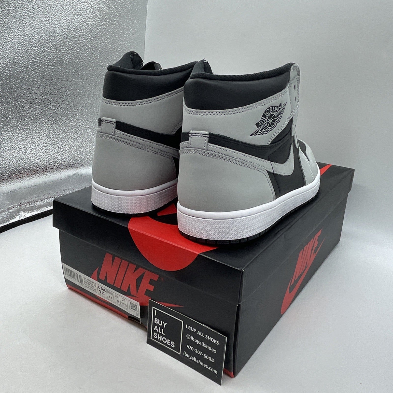 Size 10 - Air Jordan 1 Retro OG High Shadow 2.0 (555088-035)