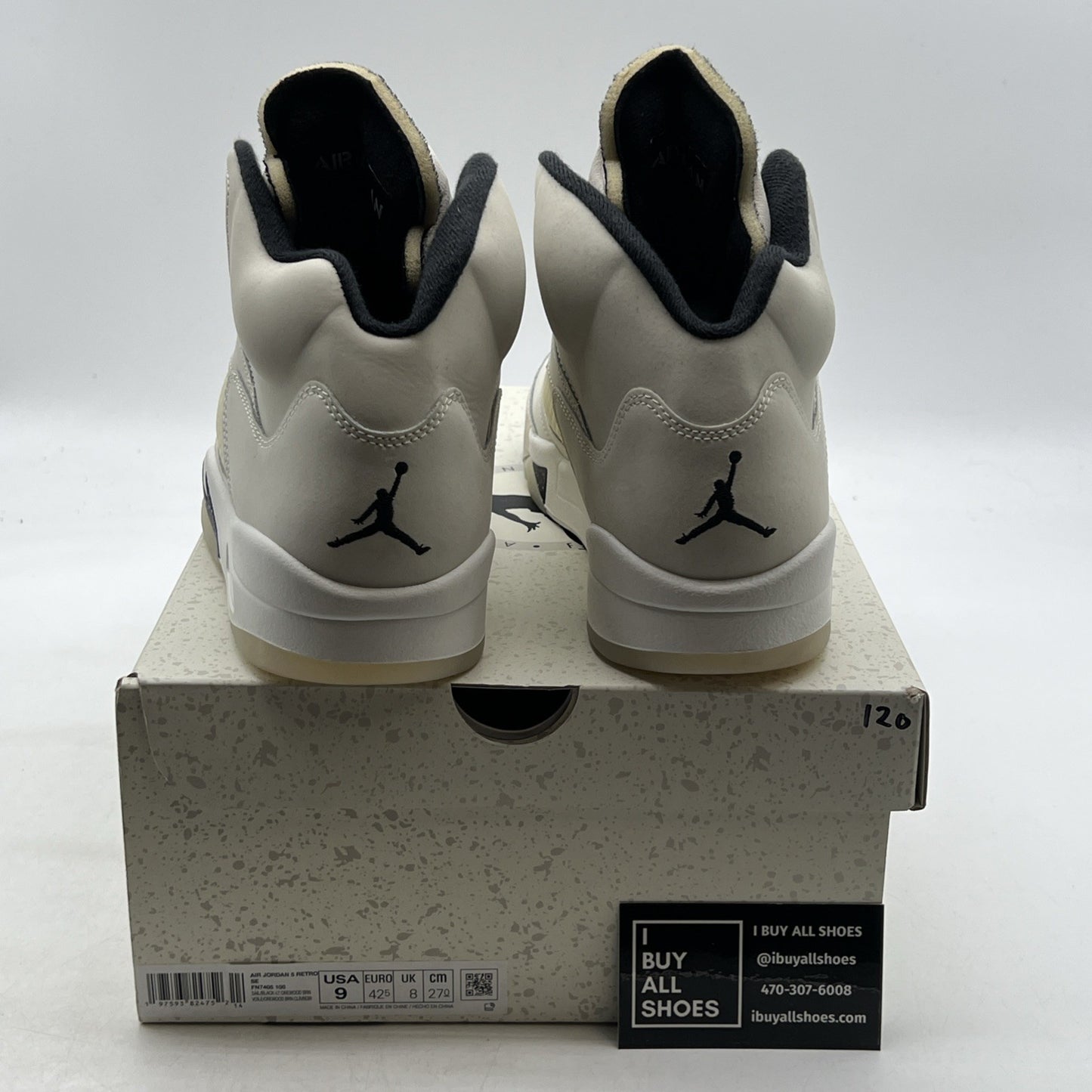 Size 9 - Air Jordan 5 Retro SE Sail (FN7405-100)