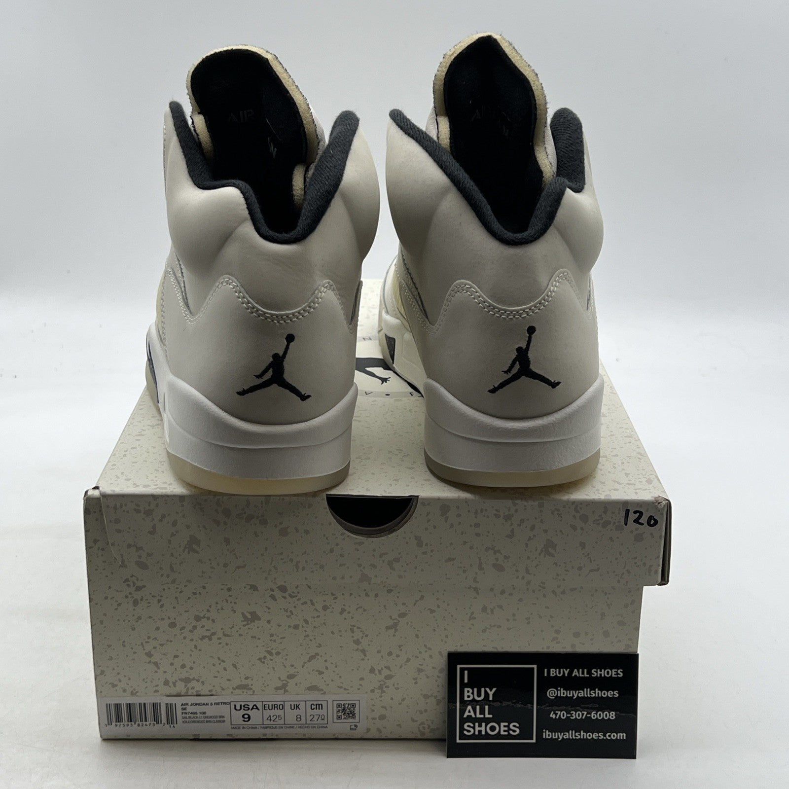 Size 9 - Air Jordan 5 Retro SE Sail (FN7405-100)
