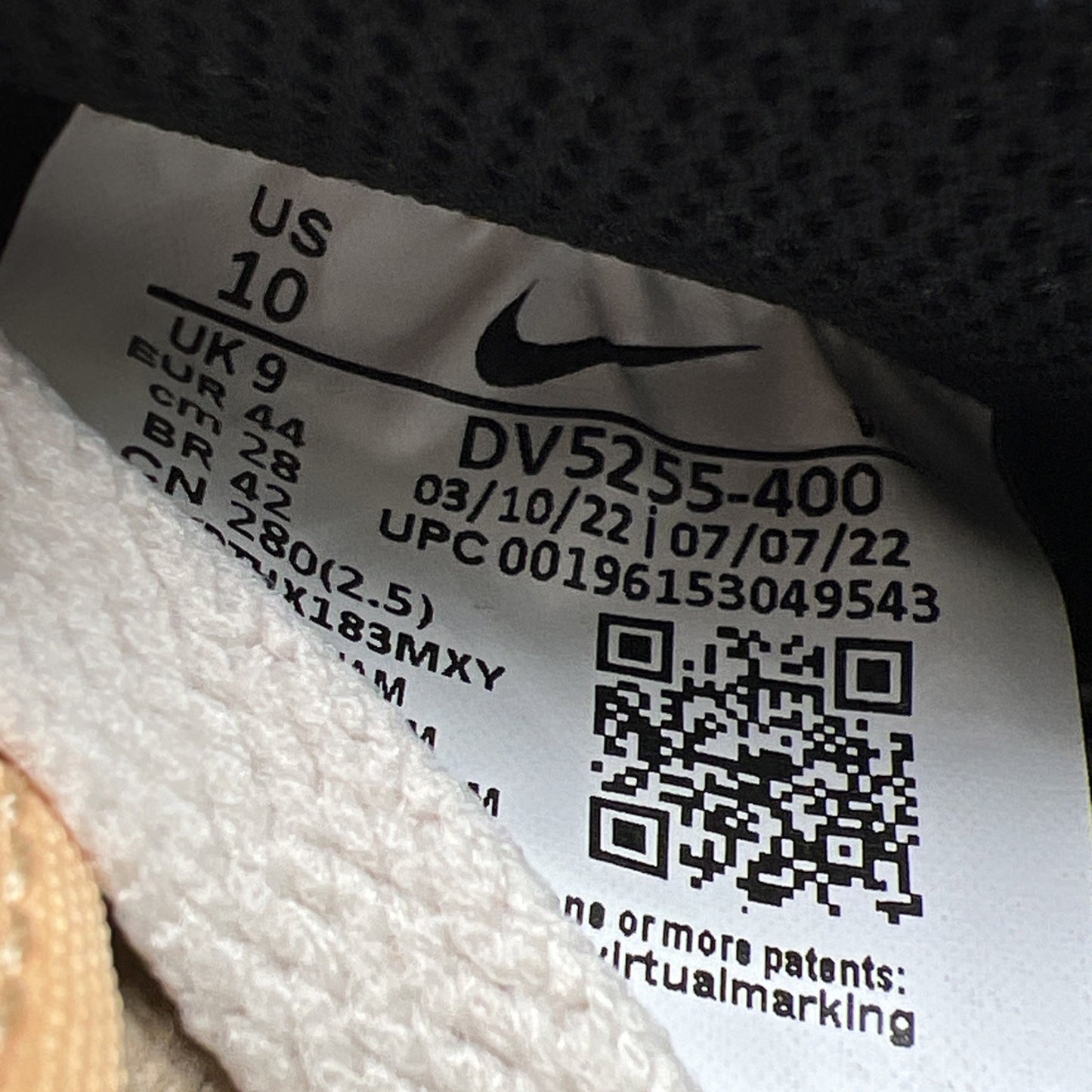 Size 10 - Nike Undefeated x Air Force 1 Low Total Orange (DV5255-400)