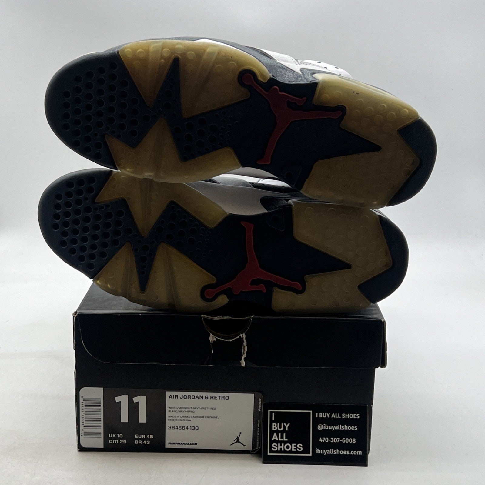 Size 11 - Air Jordan 6 Retro 2012 Olympic (384664-130)