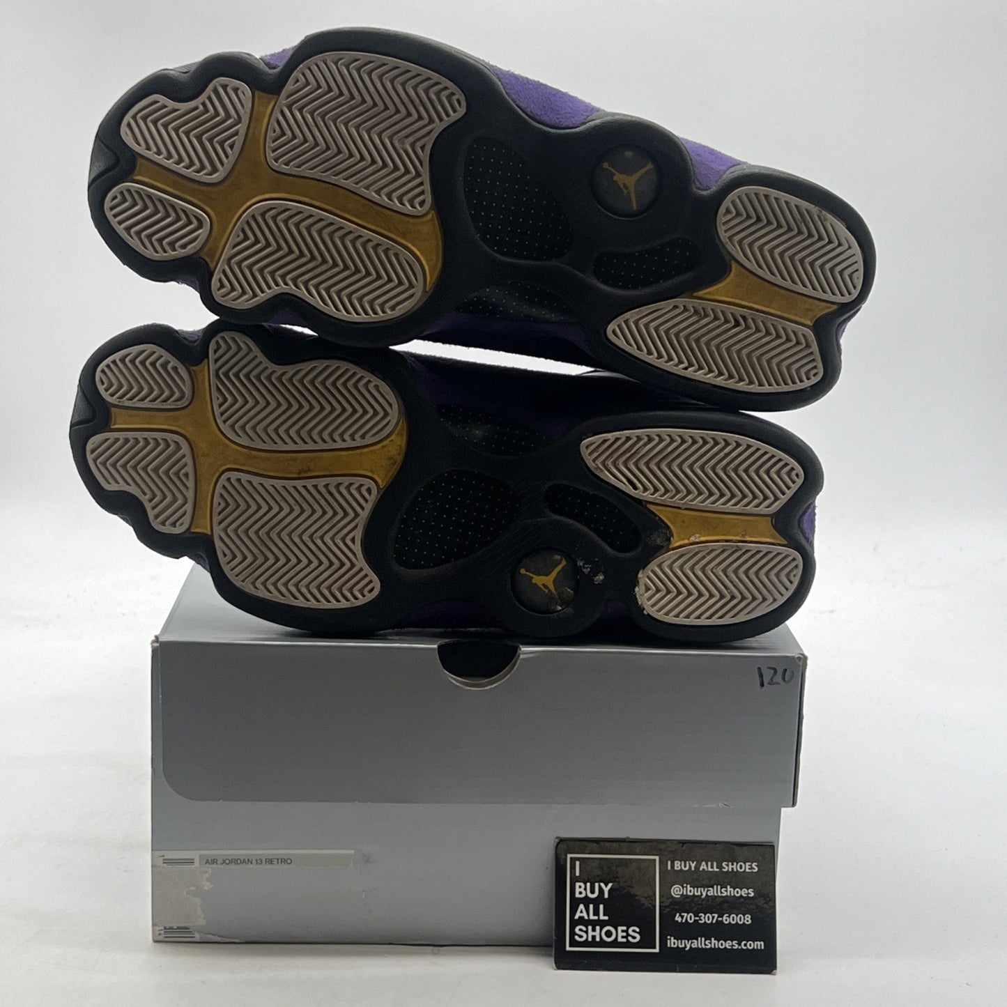 Size 11 - Air Jordan 13 Retro Lakers (414571-105)