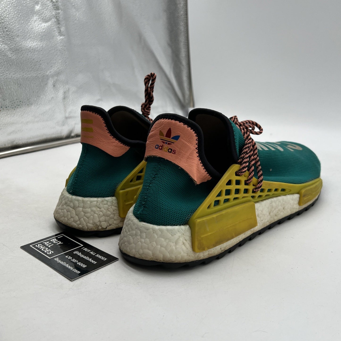 Size 13 - adidas Pharrell x NMD Human Race Trail Sun Glow (AC7188)