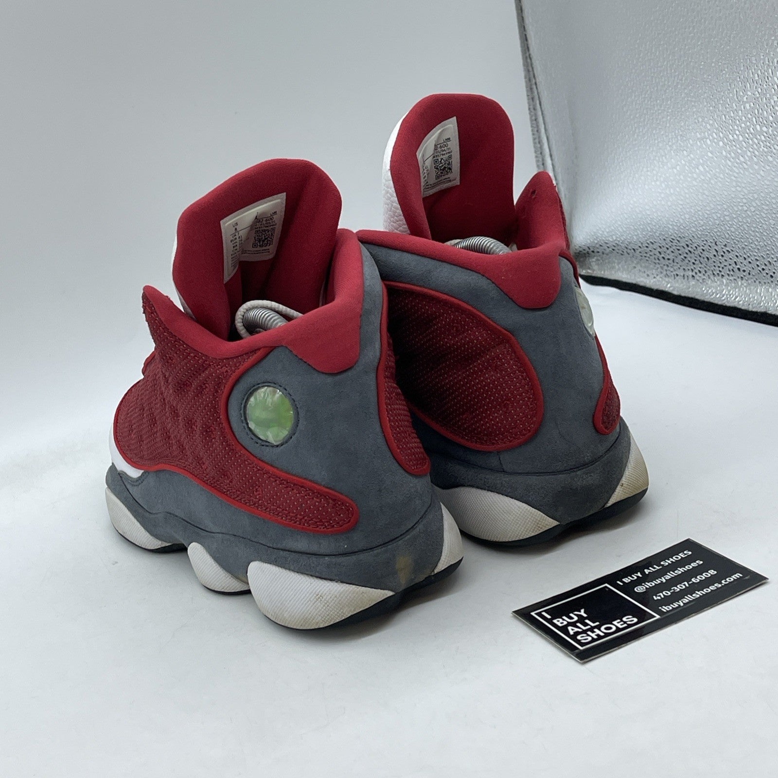 Size 8 - Jordan 13 Gym Red Flint Grey White Suede Leather (DJ5982600)