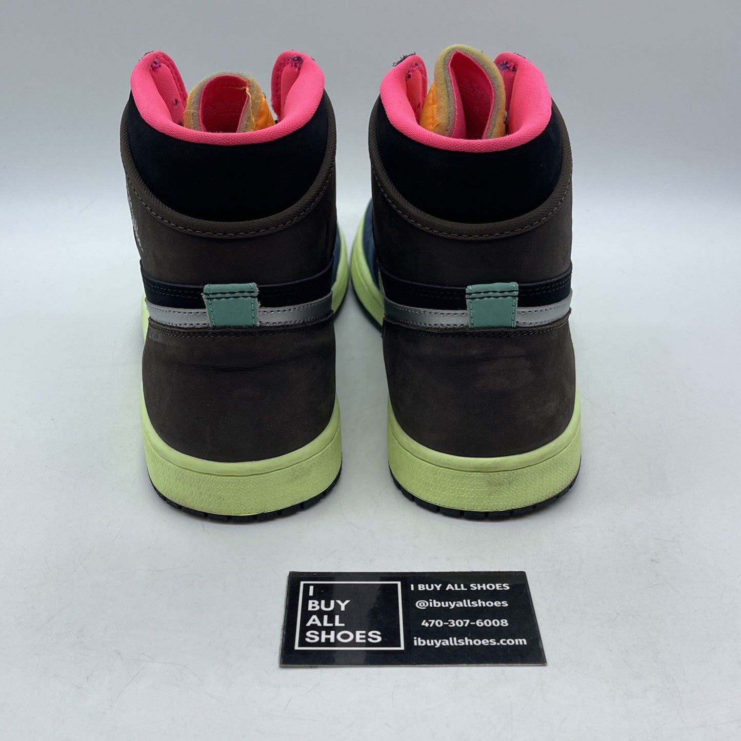 Size 11 - Jordan 1 Retro High Tokyo Bio Hack Black Blue Suede (555088-201)