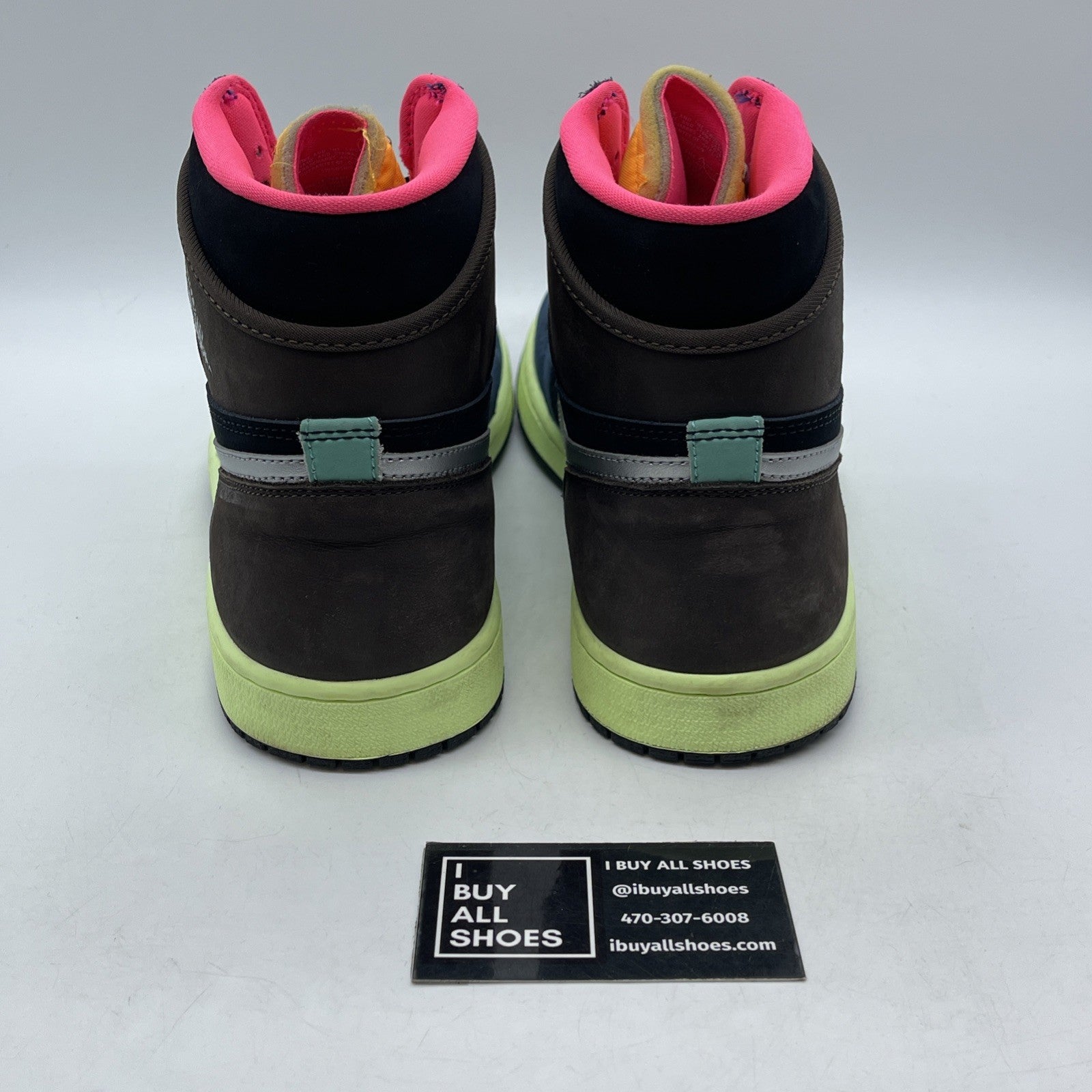 Size 11 - Jordan 1 Retro High Tokyo Bio Hack Black Blue Suede (555088-201)