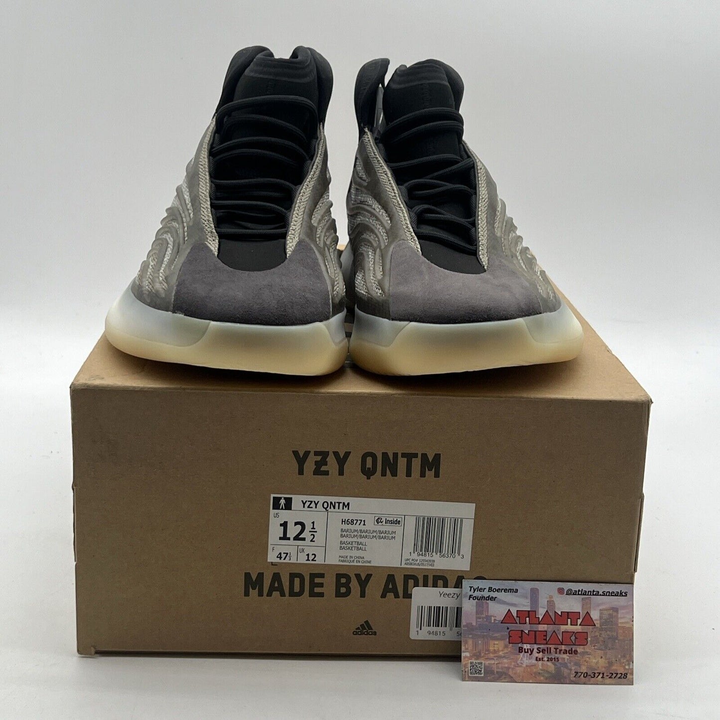 Size 12.5 - adidas Yeezy Quantum Barium (H68771)