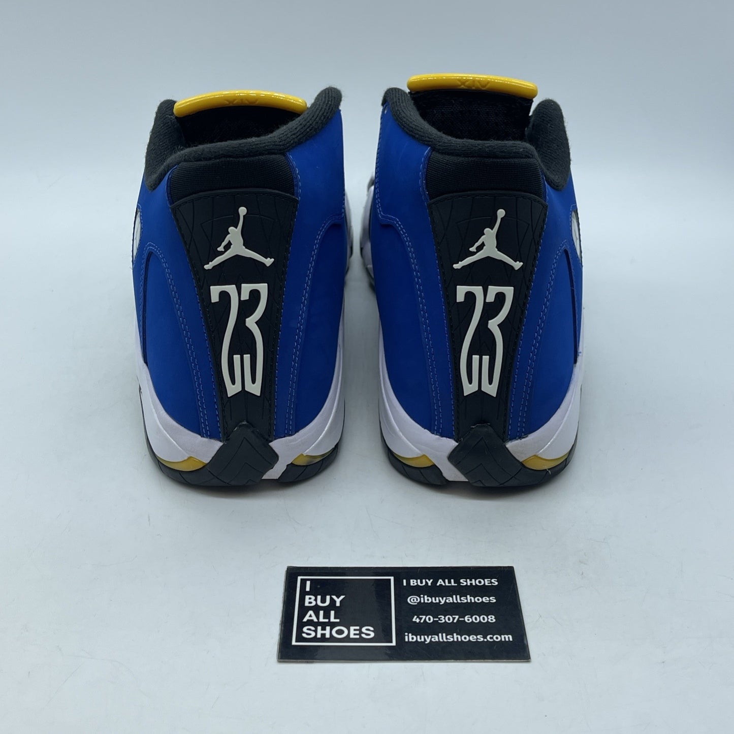 Size 11 - Air Jordan 14 Retro Laney Blue Black Suede (487471-407)