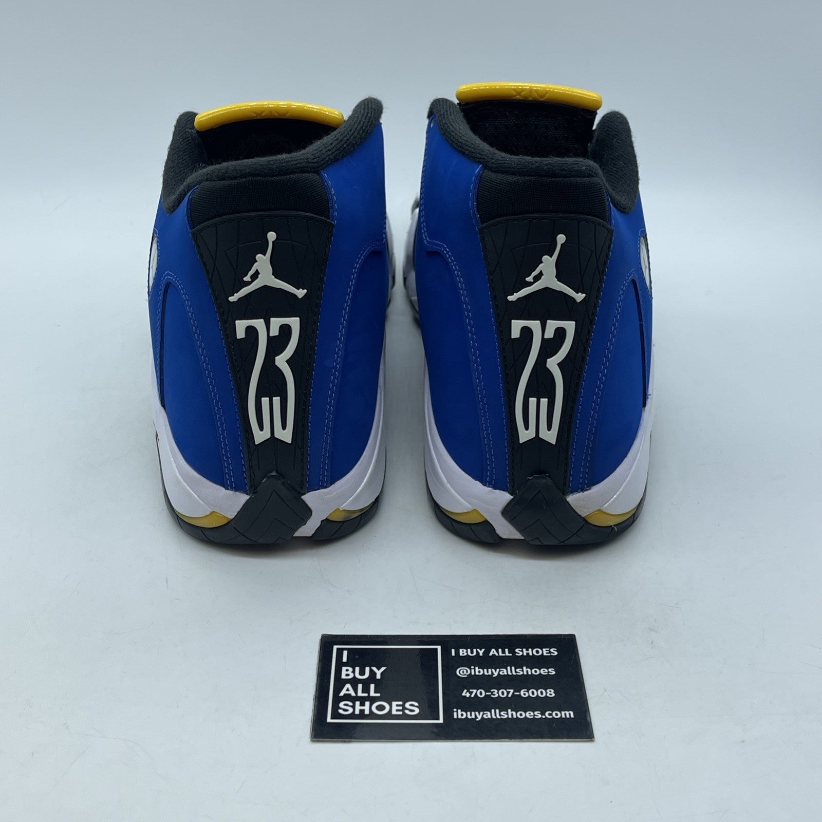 Size 11 - Air Jordan 14 Retro Laney Blue Black Suede (487471-407)