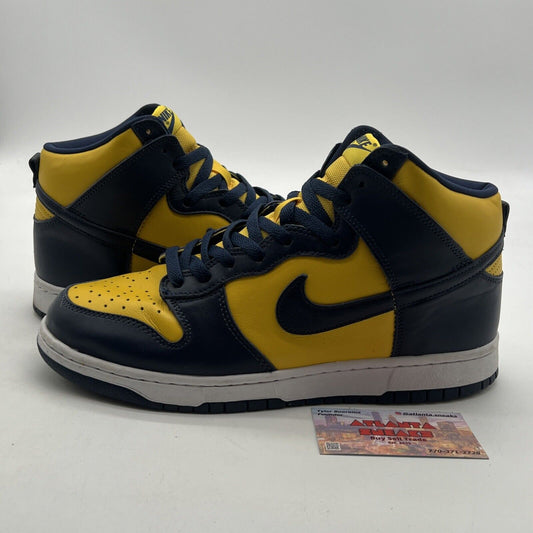 Size 9.5 - Nike Dunk SP 2020 High Michigan (CZ8149-700)