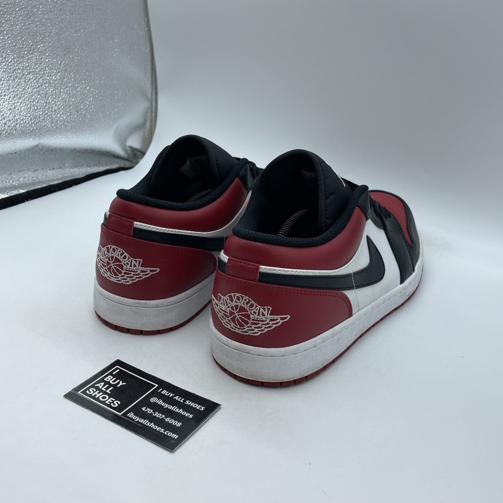 Size 11 - Air Jordan 1 Low Bred Toe (553558-612)