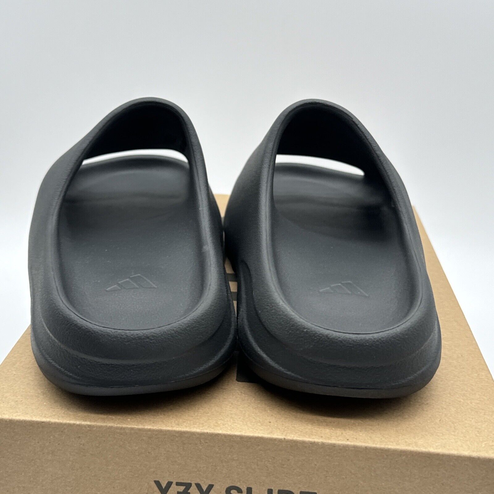 Size 9 - adidas Yeezy Slide Onyx 2022 Black Foam Kanye Comfy Slip One OG All New