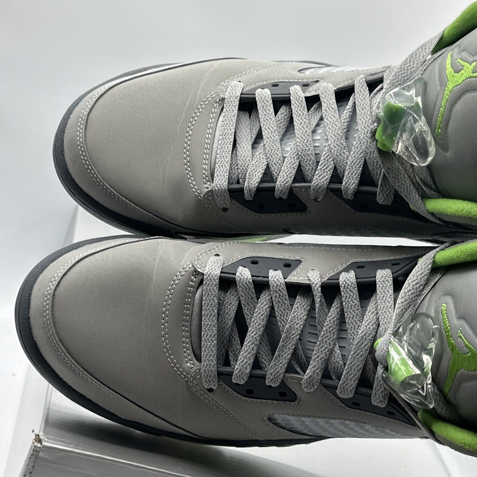 Size 12 - Jordan 5 Retro Green Bean Reflective Green Grey Silver CIean OG All
