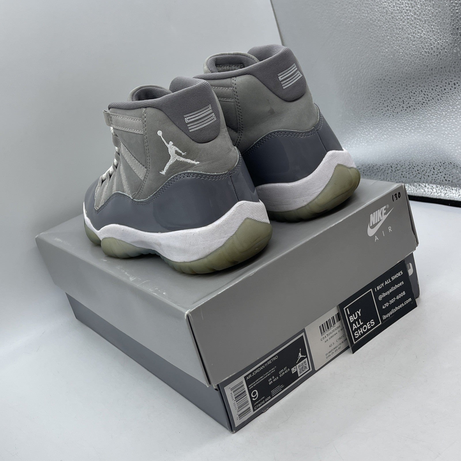 Size 9 - Air Jordan 11 Retro High Cool Grey (CT8012-005)