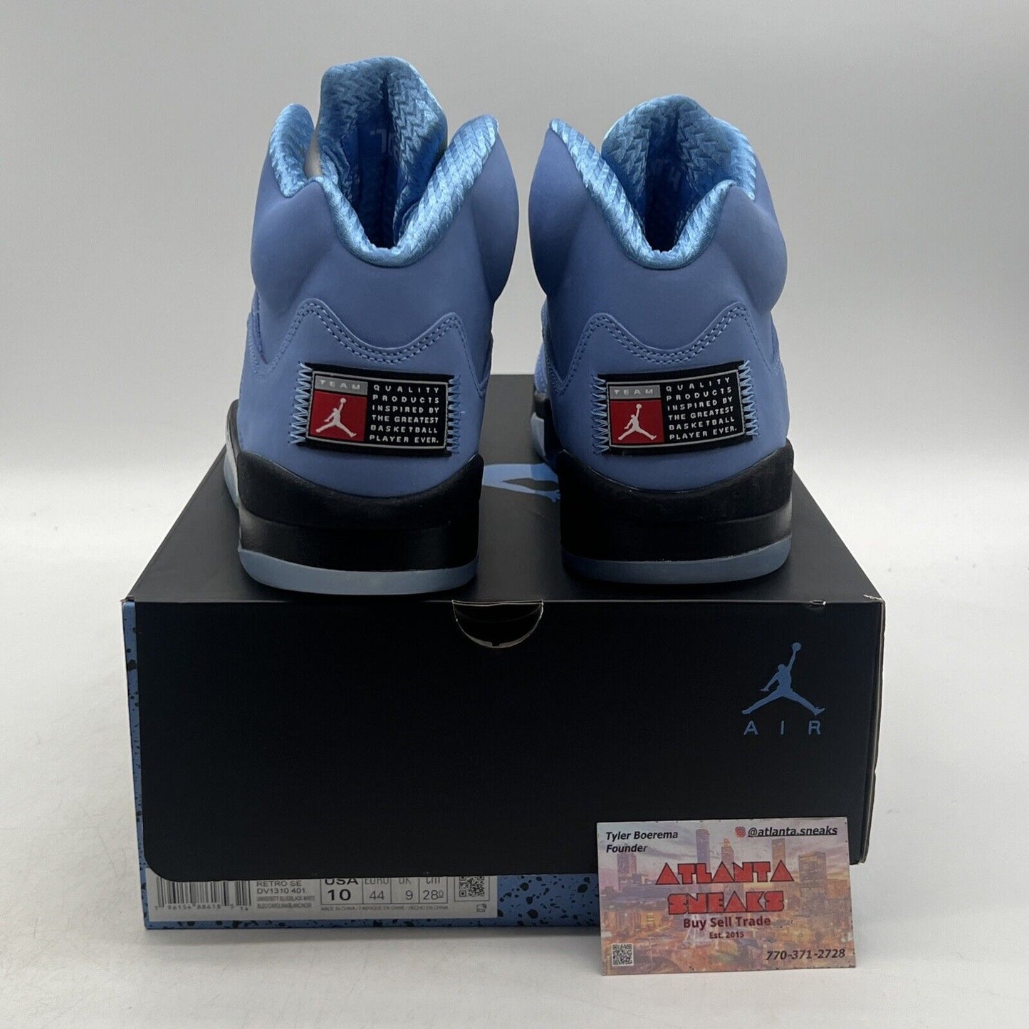 Size 10 - Jordan 5 Retro SE Mid UNC Black Icey Suede (DV1310-401)