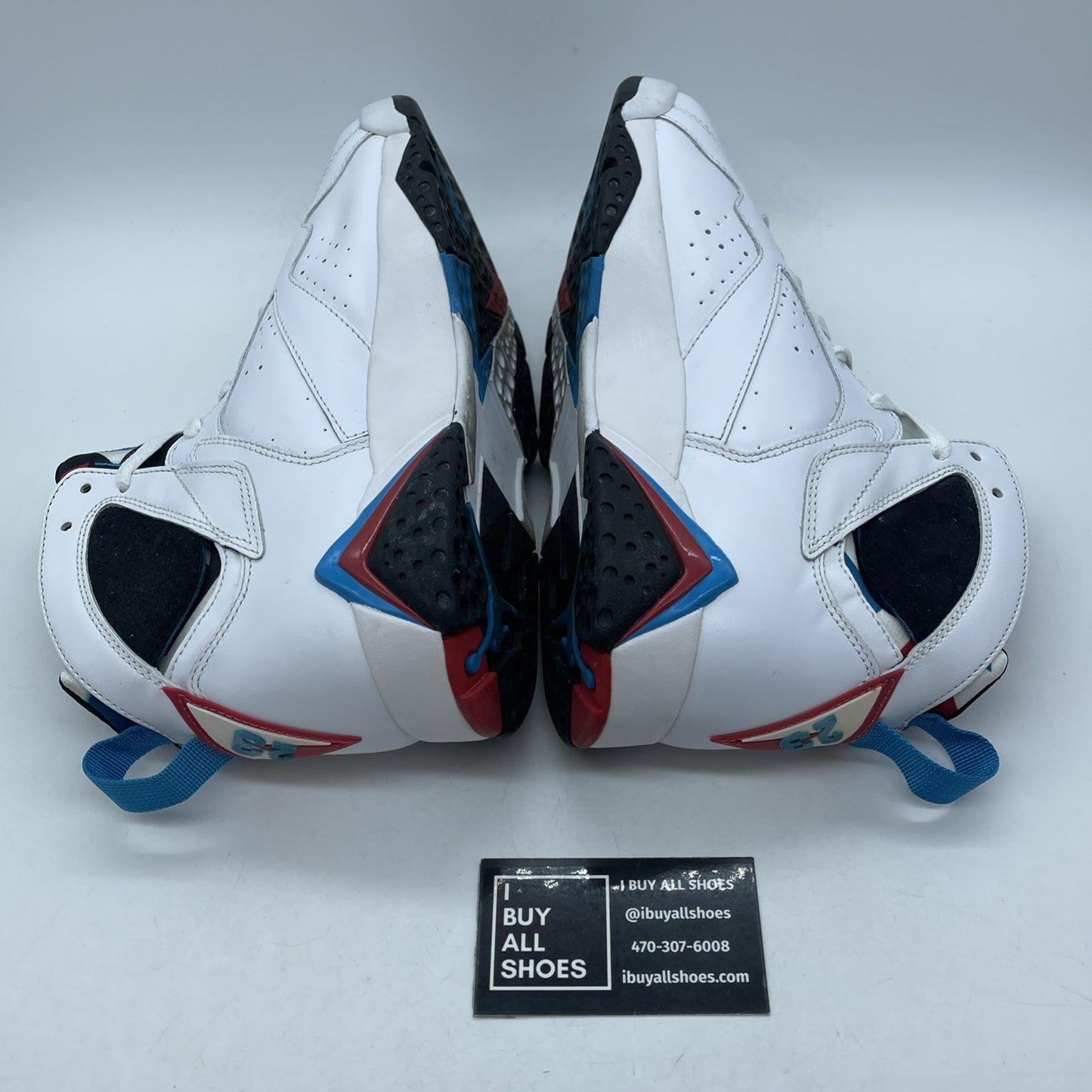 Size 9 - Air Jordan 7 Retro Orion White Black Suede (304775-105)