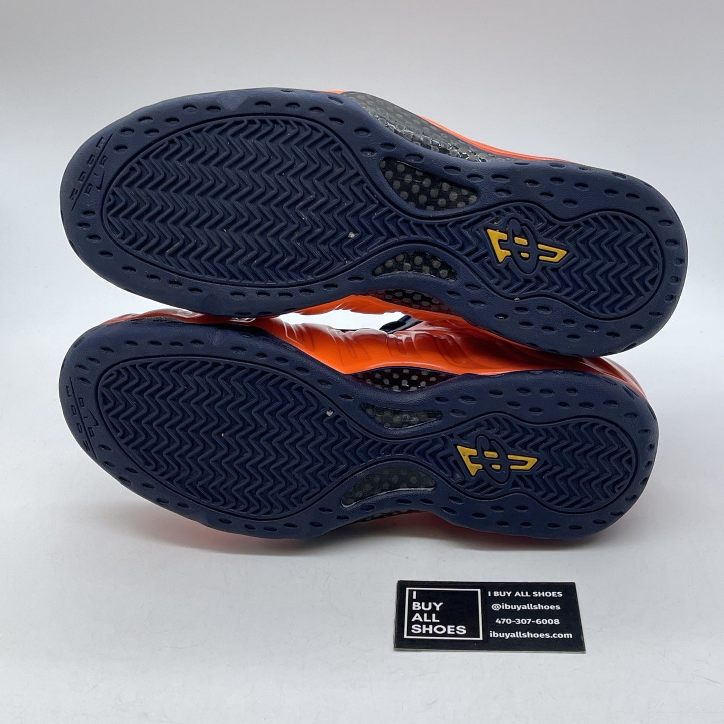 Size 11.5 - Nike Air Foamposite One Rugged Orange Blue Leather (CJ0303-400)