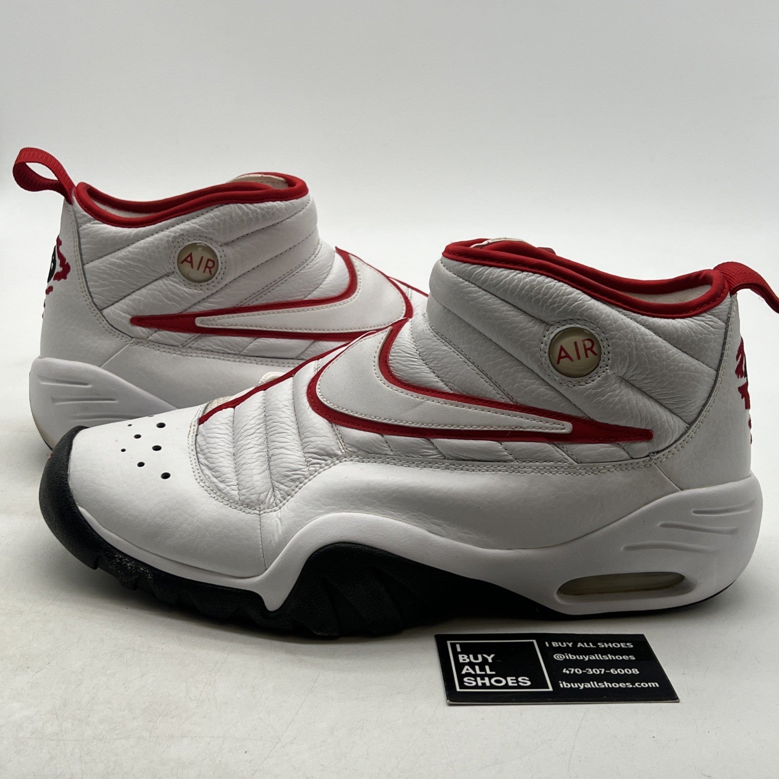 Size 13 - Nike Air Shake Ndestrukt Retro 2017 Bulls (880869-100)