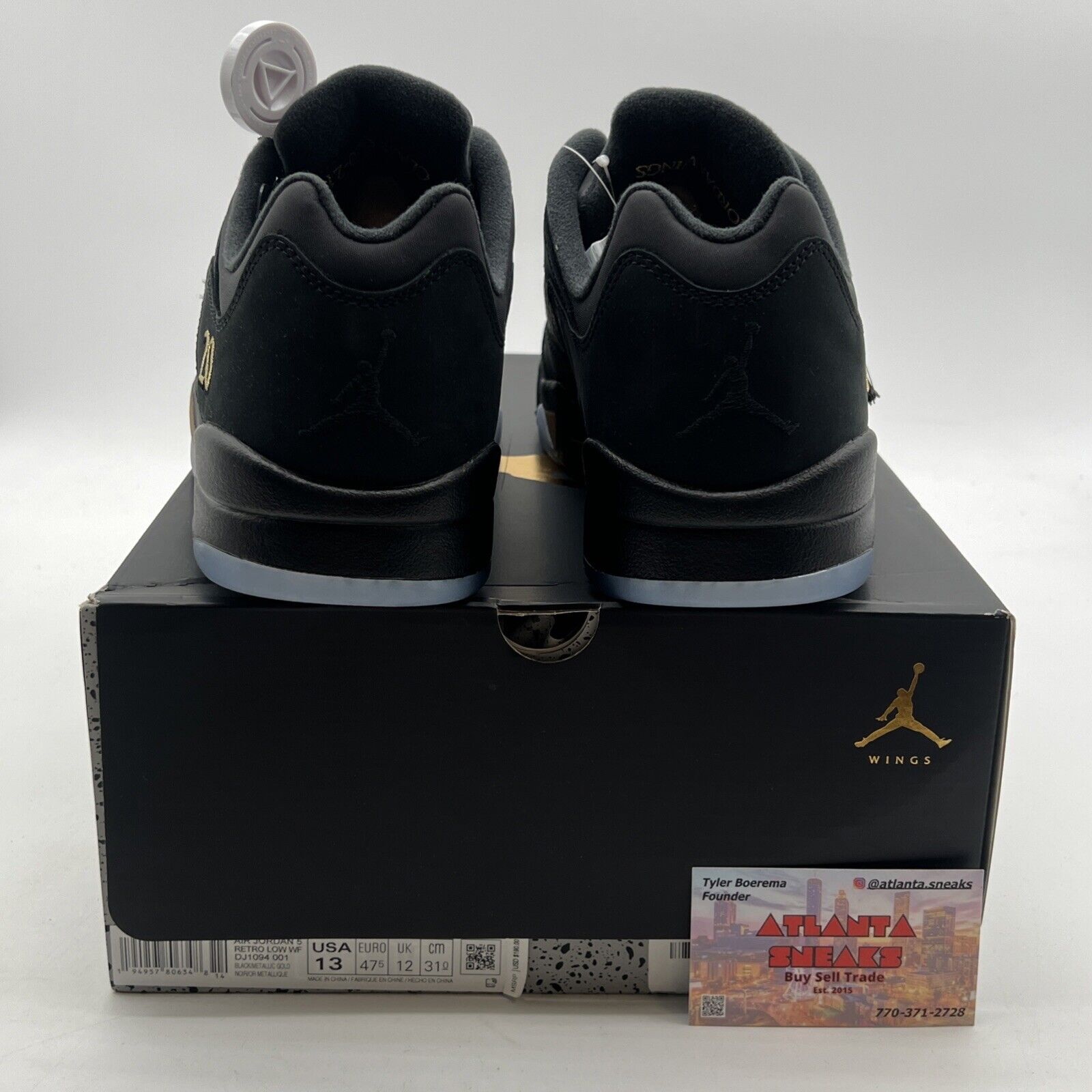 Size 13 - Air Jordan 5 Retro Wings Low Class of 2020-21 (DJ1094-001)