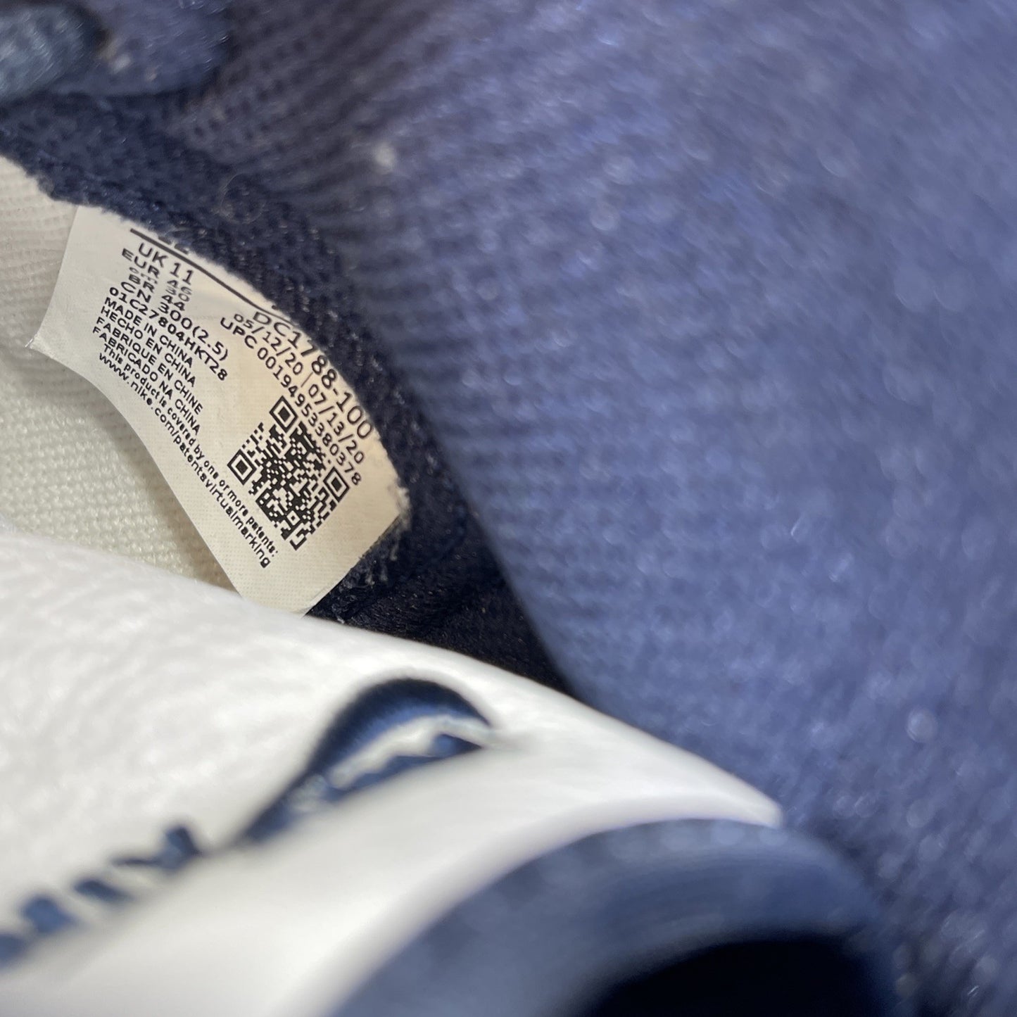 Size 12 - Jordan 1 Retro High CO.JP Midnight Navy White Suede (DC1788-100)