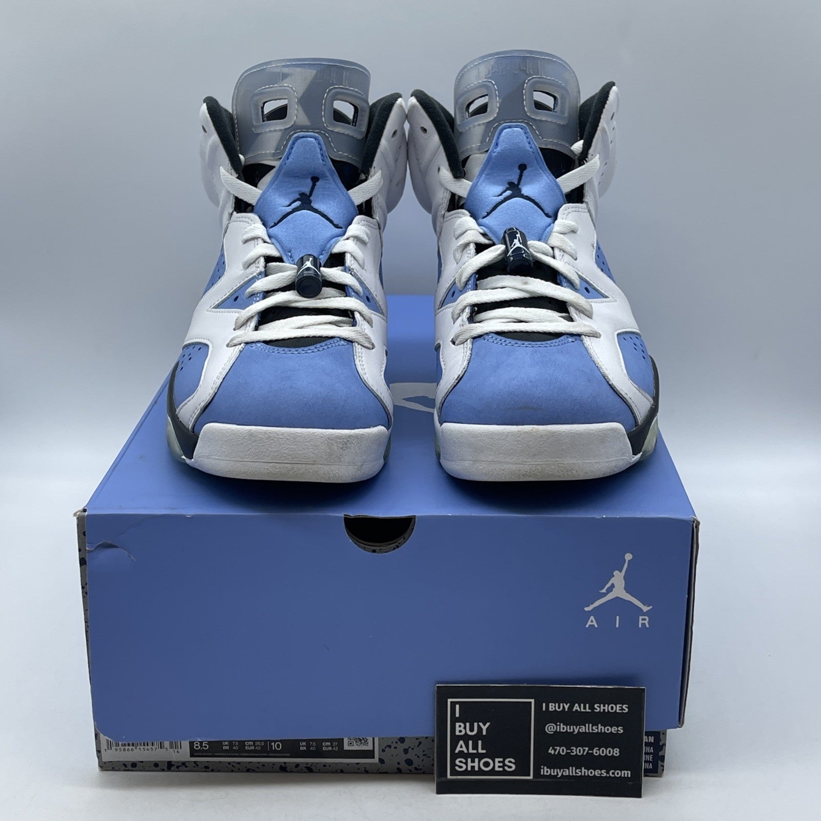 Size 8 - Jordan 6 Retro Mid UNC Home