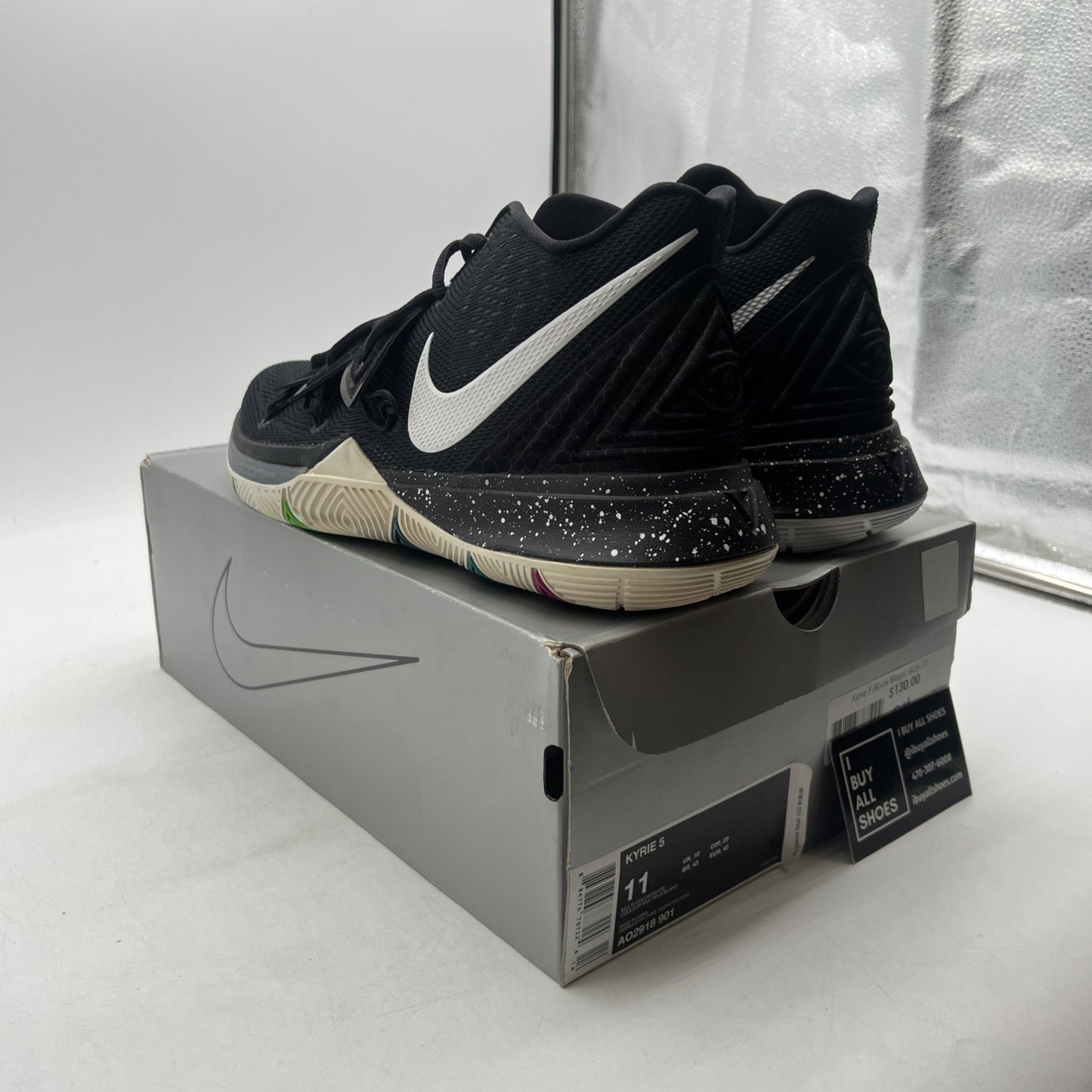 Size 11 - Nike Kyrie 5 Black Magic (AO2918-901)