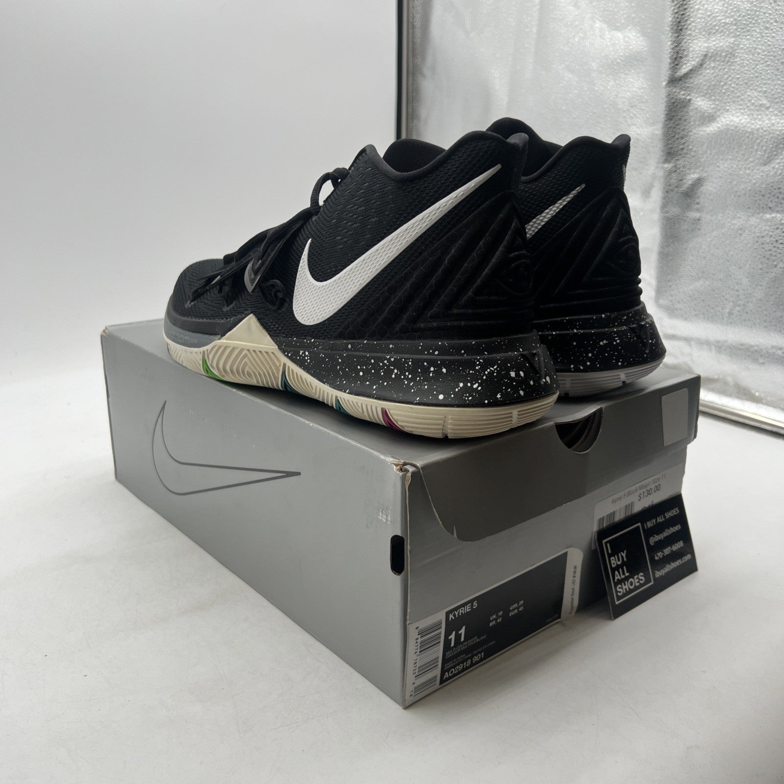 Size 11 - Nike Kyrie 5 Black Magic (AO2918-901)
