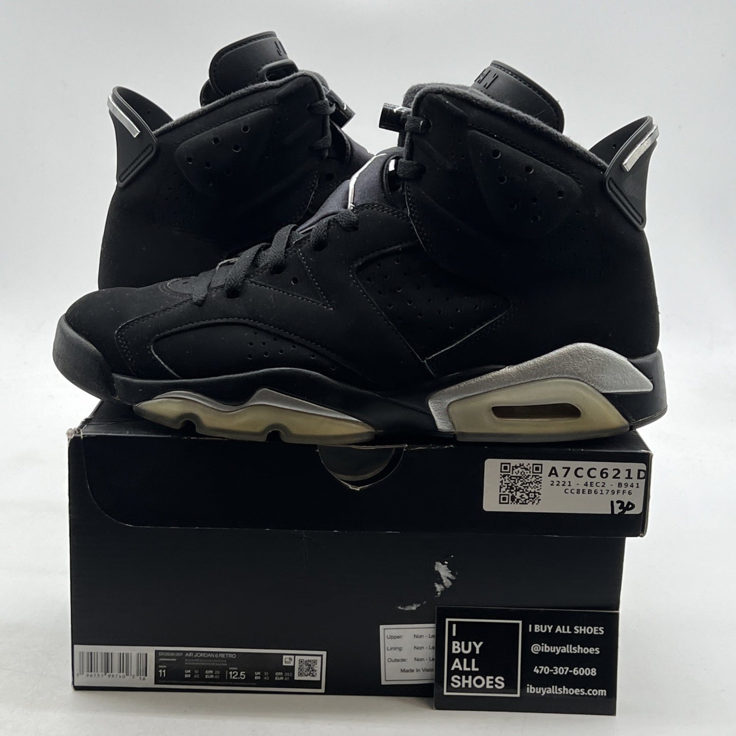 Size 11 - Air Jordan 6 Retro Mid Chrome (DX2836-001)