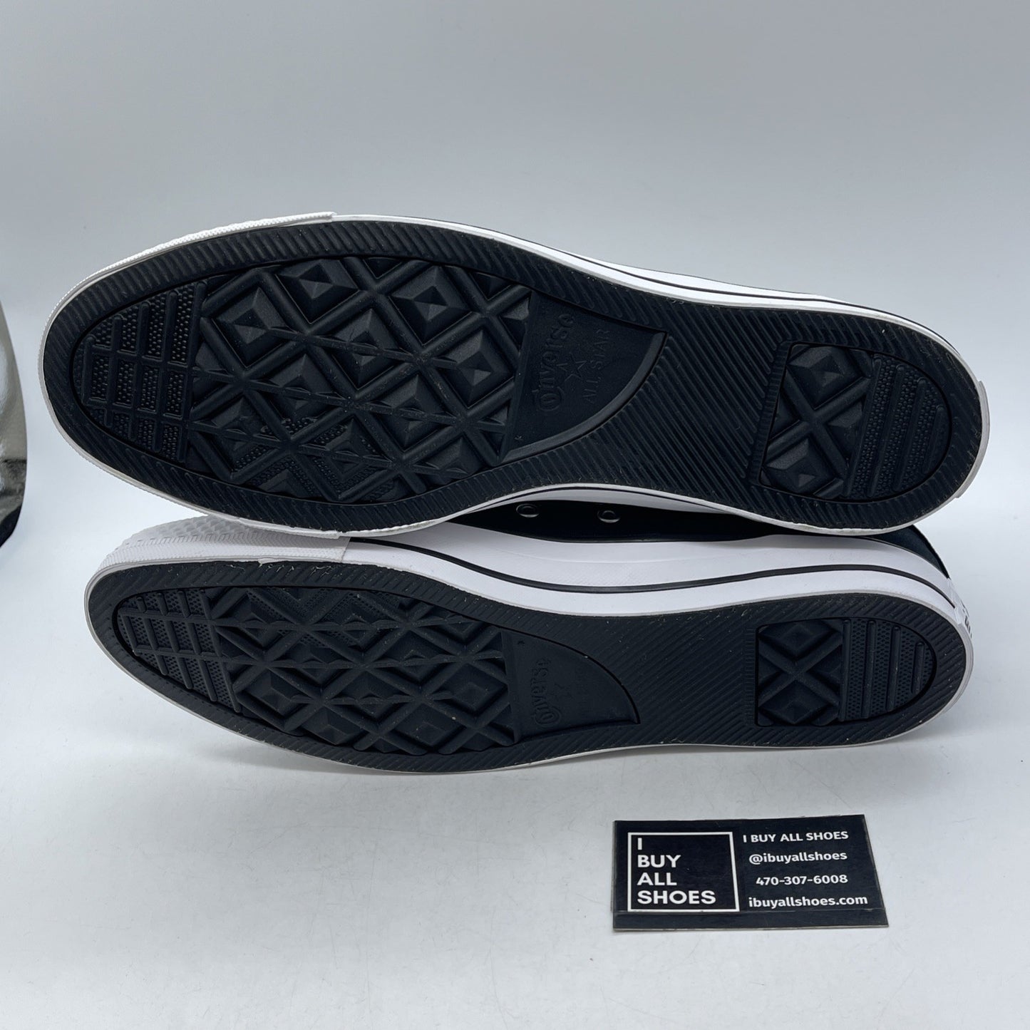 Size 13 - Converse Chuck Taylor All Star High Black White (165694C)