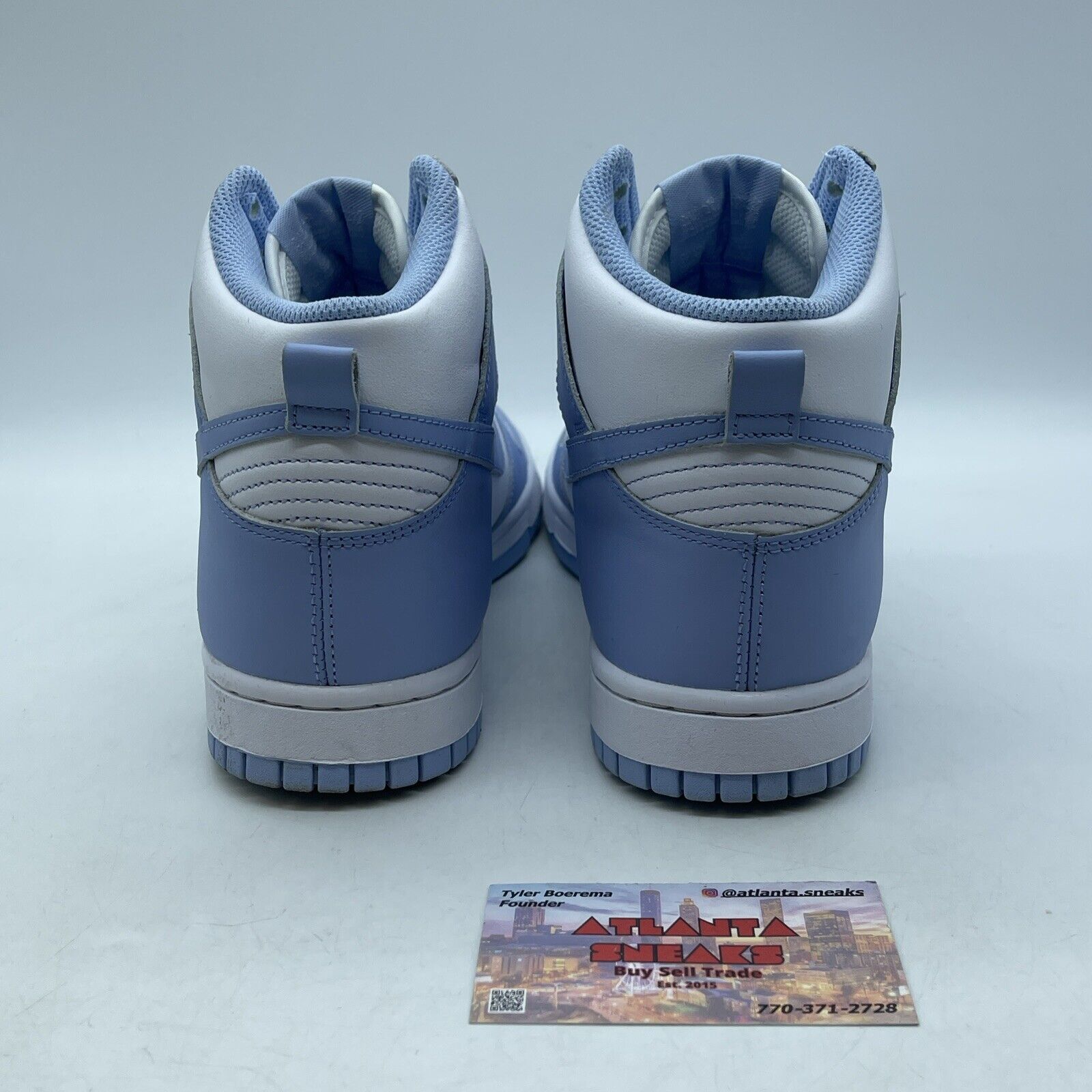 Size 9W - Nike Dunk High Aluminum W Blue White (DD1869-107)