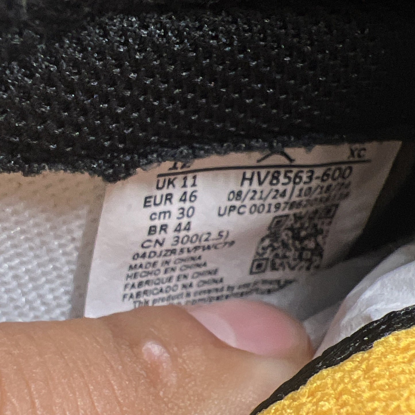 Size 12 - Union LA x Air Jordan 1 Retro OG SP High Chicago Shadow (HV8563-600)