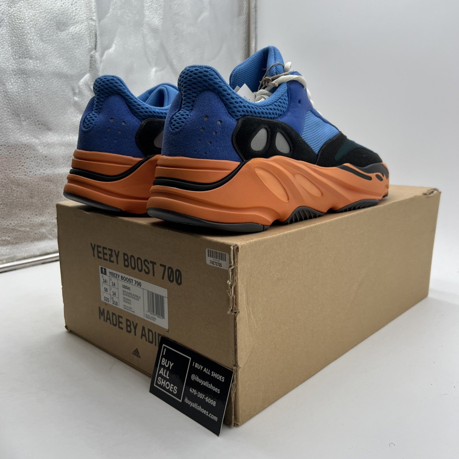 Size 14.5 - adidas Yeezy Boost 700 Bright Blue (GZ0541)