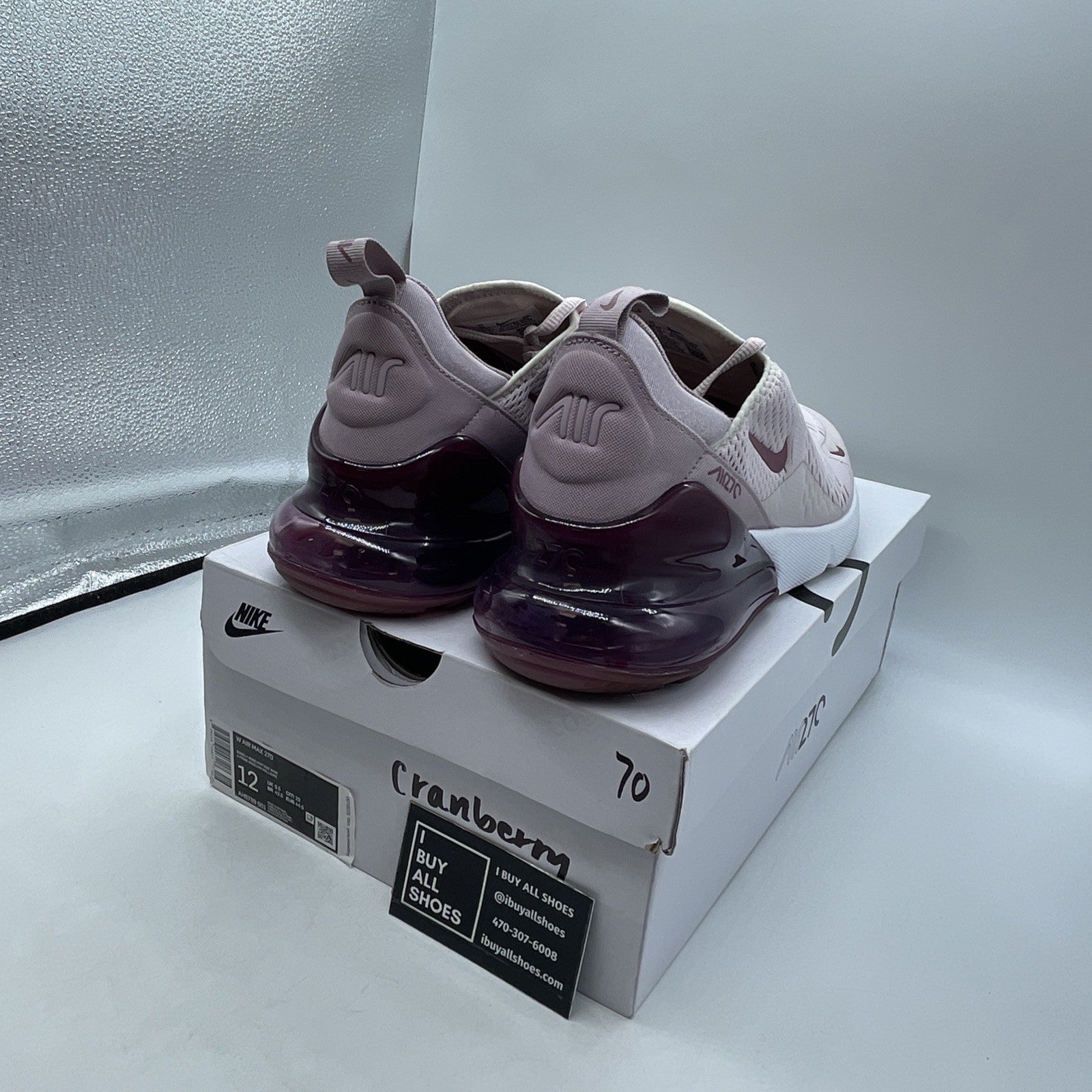 Size 12W - Nike Air Max 270 Barely Rose (AH6789-601)