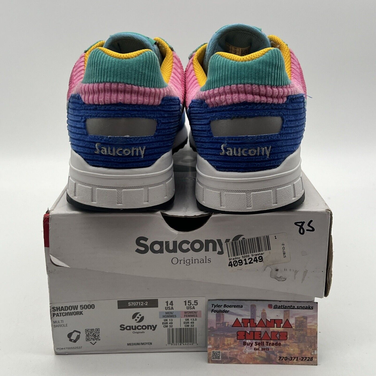 Size 14 - Saucony Shadow 5000 Patchwork Pink Blue Teal Orange (S70712-2)