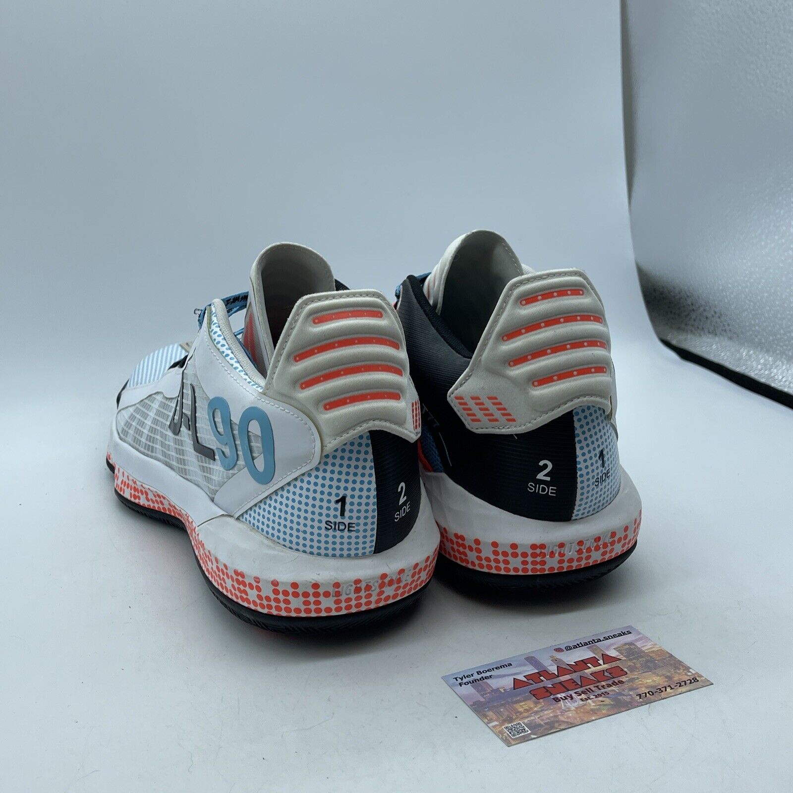 Size 10.5 - adidas Dame 6 x Pusha T I Am My Own Fan 2020 Black Blue (FW5749)