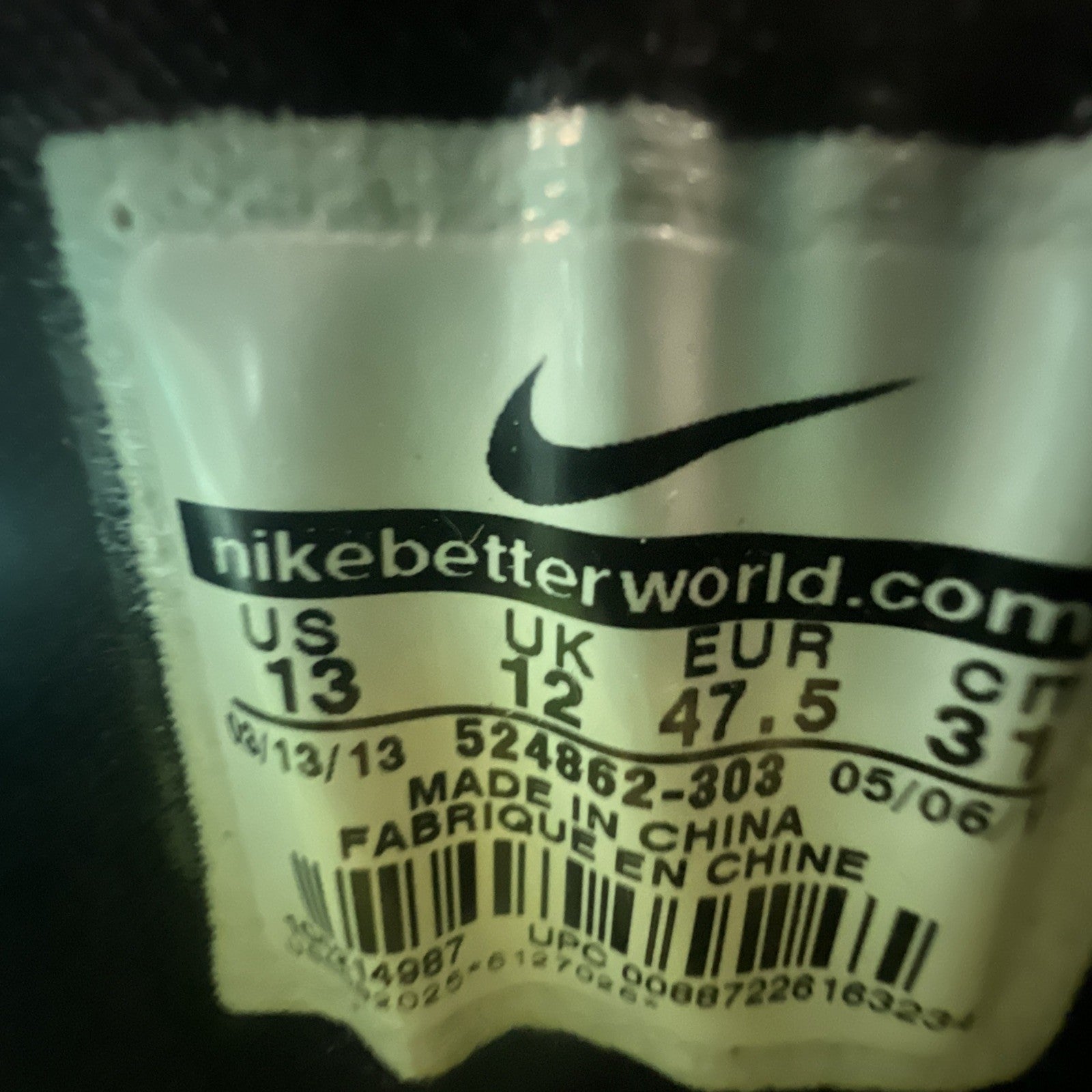 Size 13 - Nike Air Max Hyperposite Blue (524872-303)