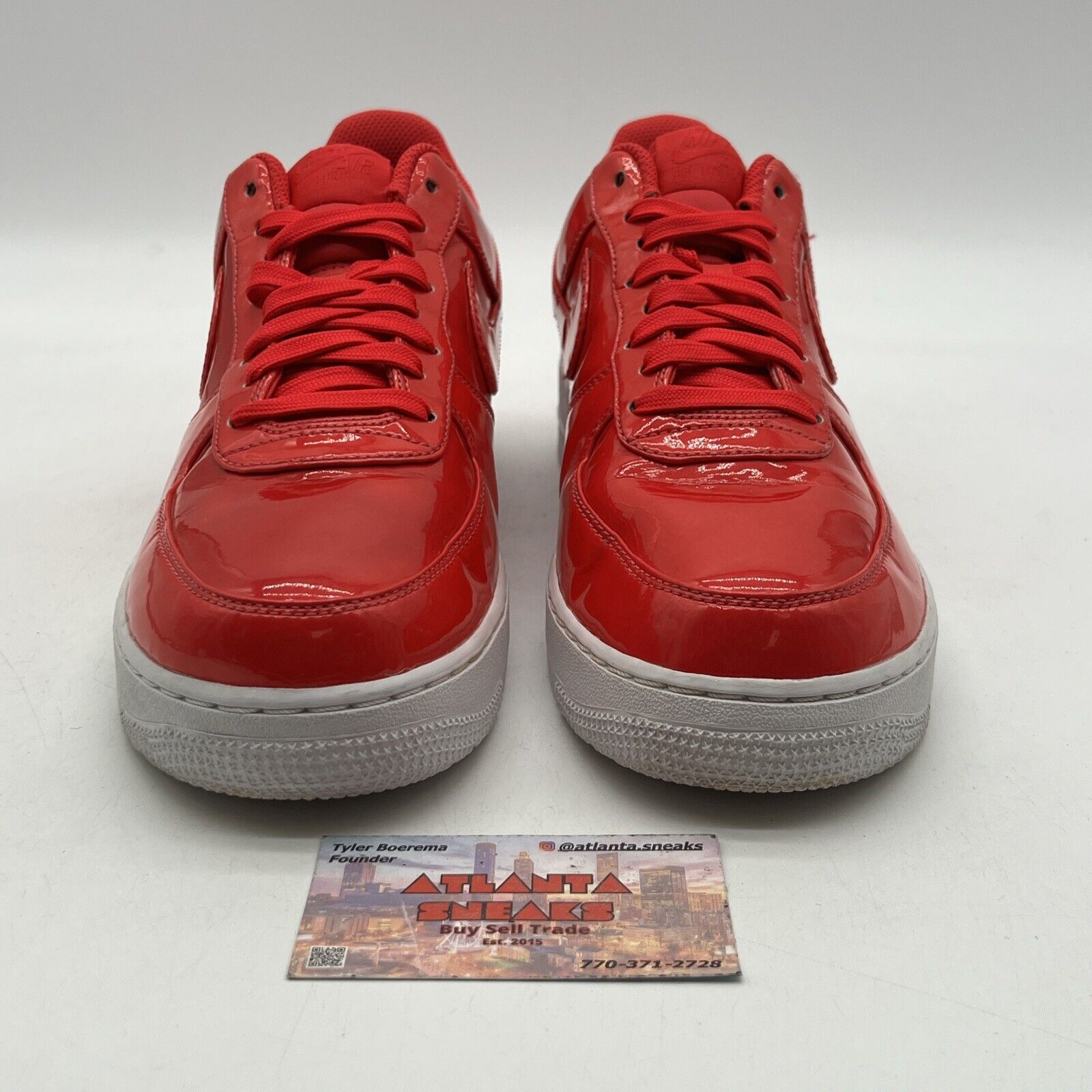 Size 9.5 - Nike Air Force 1 '07 LV8 UV Siren Red White Leather (AJ9505-600)