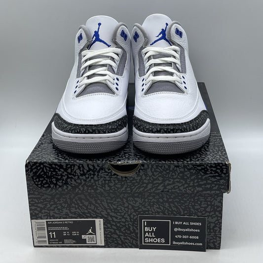 Size 11 - Air Jordan 3 Retro Mid Racer Blue Suede Leather (CT8532-145)