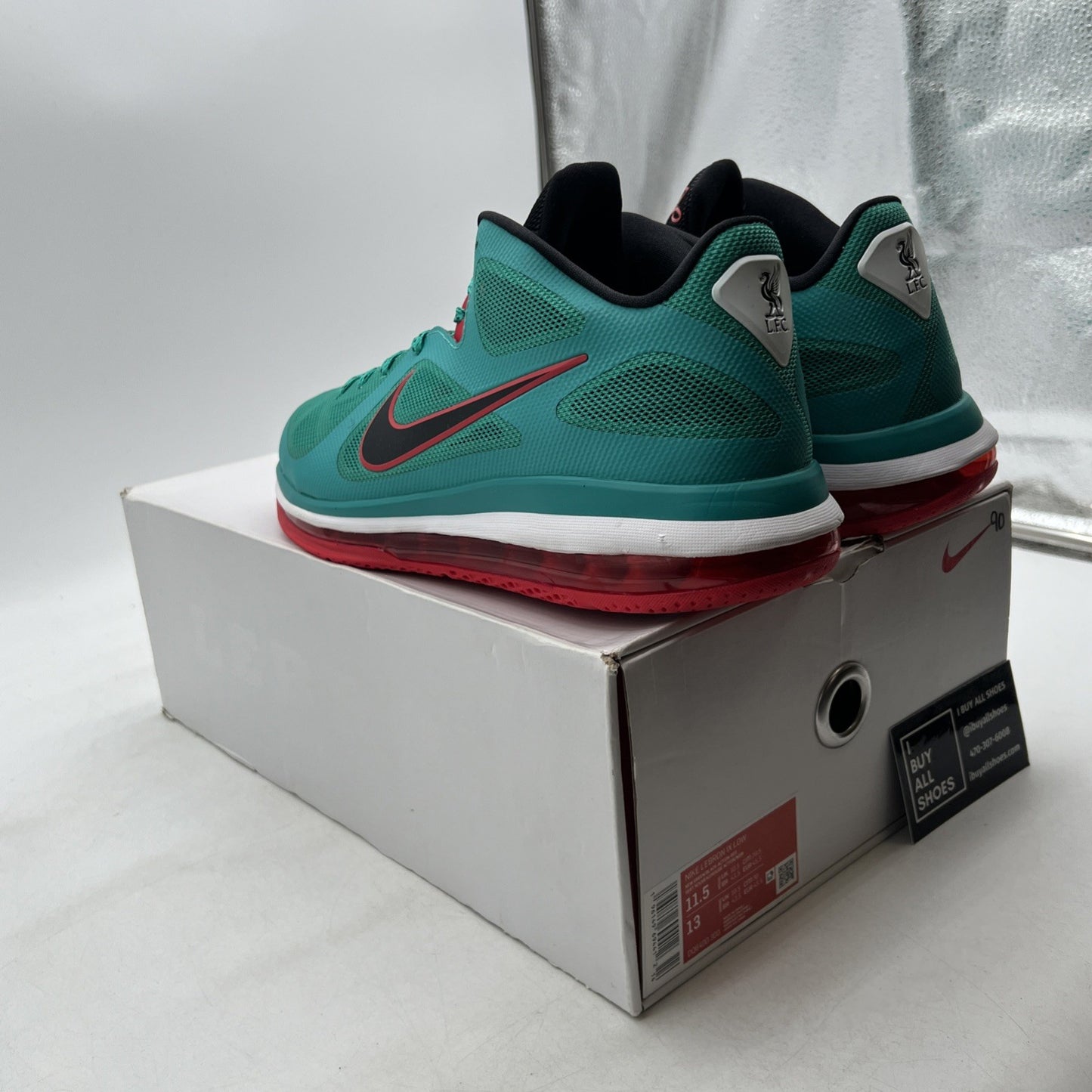 Size 11.5 - Nike LeBron 9 Low Reverse Liverpool (DQ6400-300)