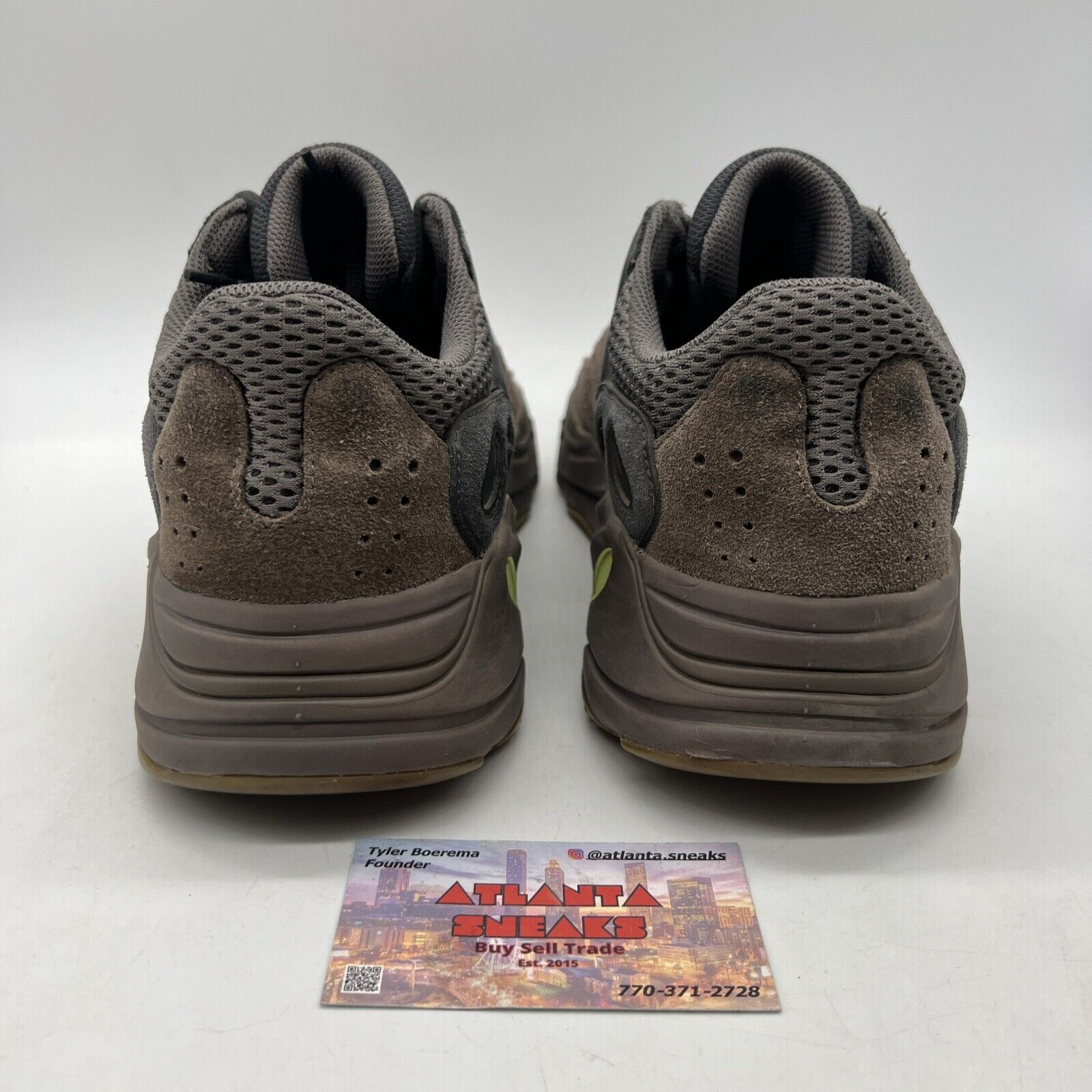 Size 10.5 - adidas Yeezy Boost 700 V1 Mauve Brown Black Leather Suede (EE9614)