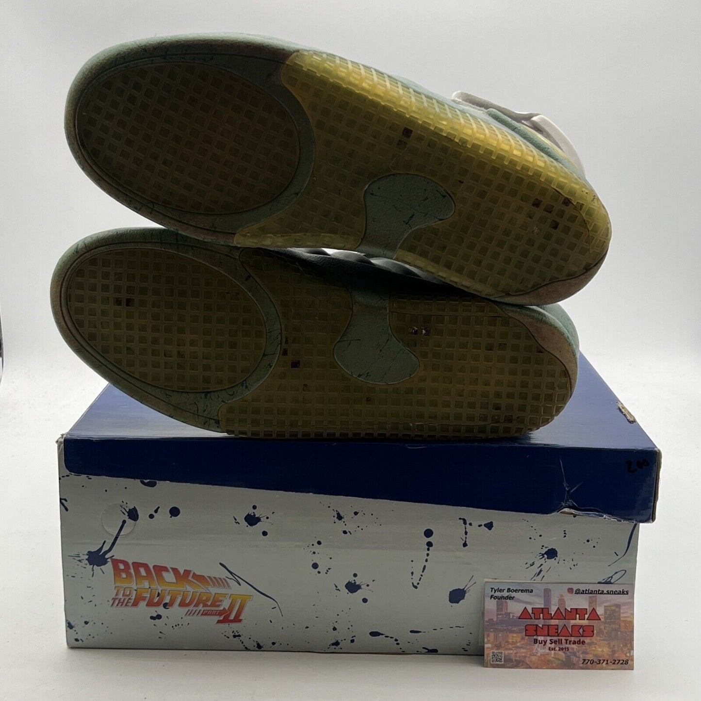 Size 11 - UNIVERSAL MARTY McFLY FUTURISTIC SHOES BACK TO THE FUTURE