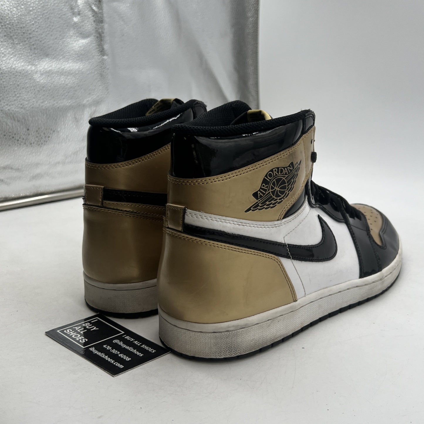 Size 14 - Air Jordan 1 Retro OG NRG High Gold Toe (861428-007)