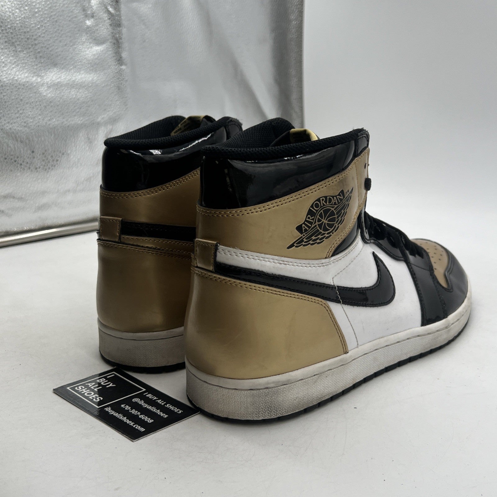 Size 14 - Air Jordan 1 Retro OG NRG High Gold Toe (861428-007)